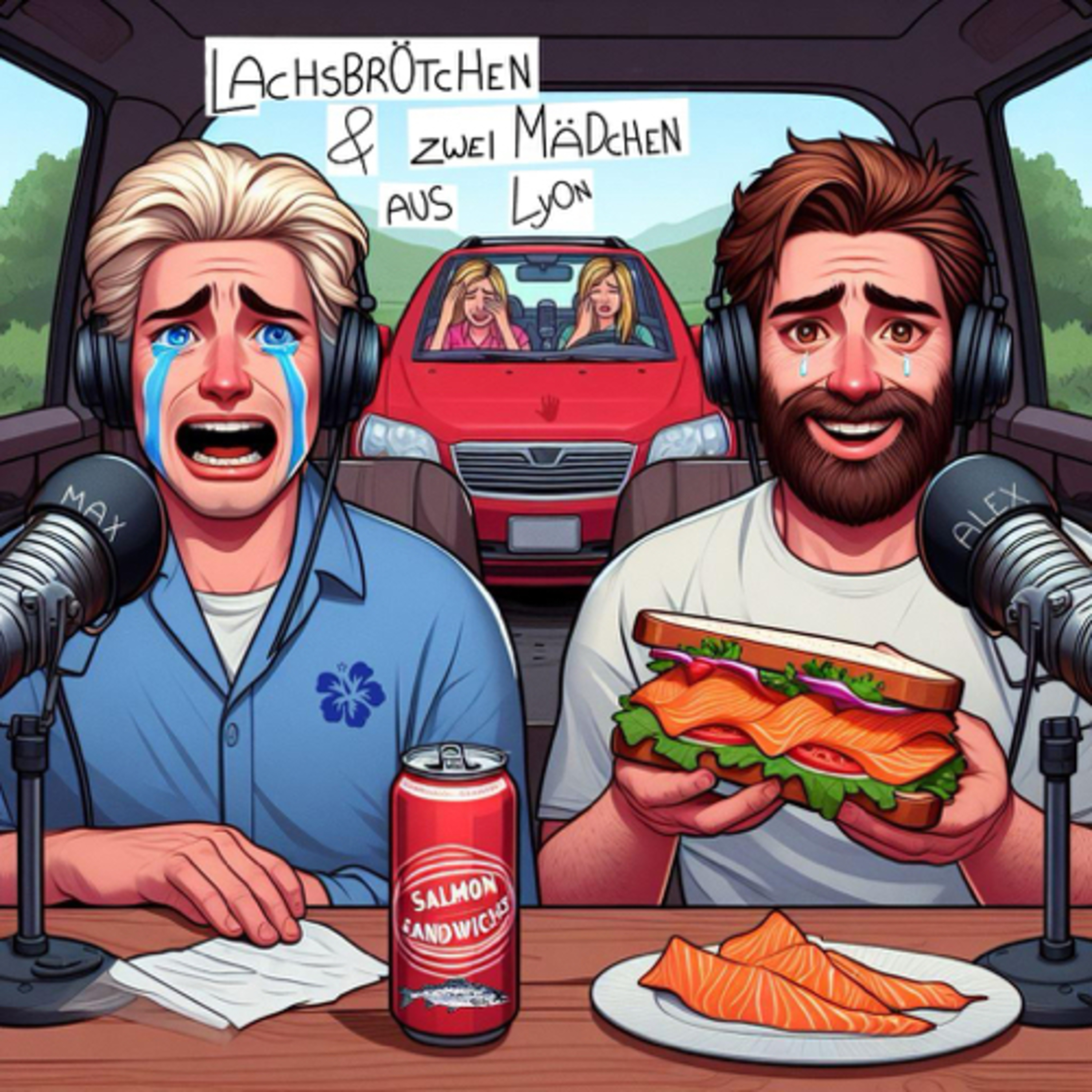 Lachsbrötchen und zwei Mädchen aus Lyon podcast artwork