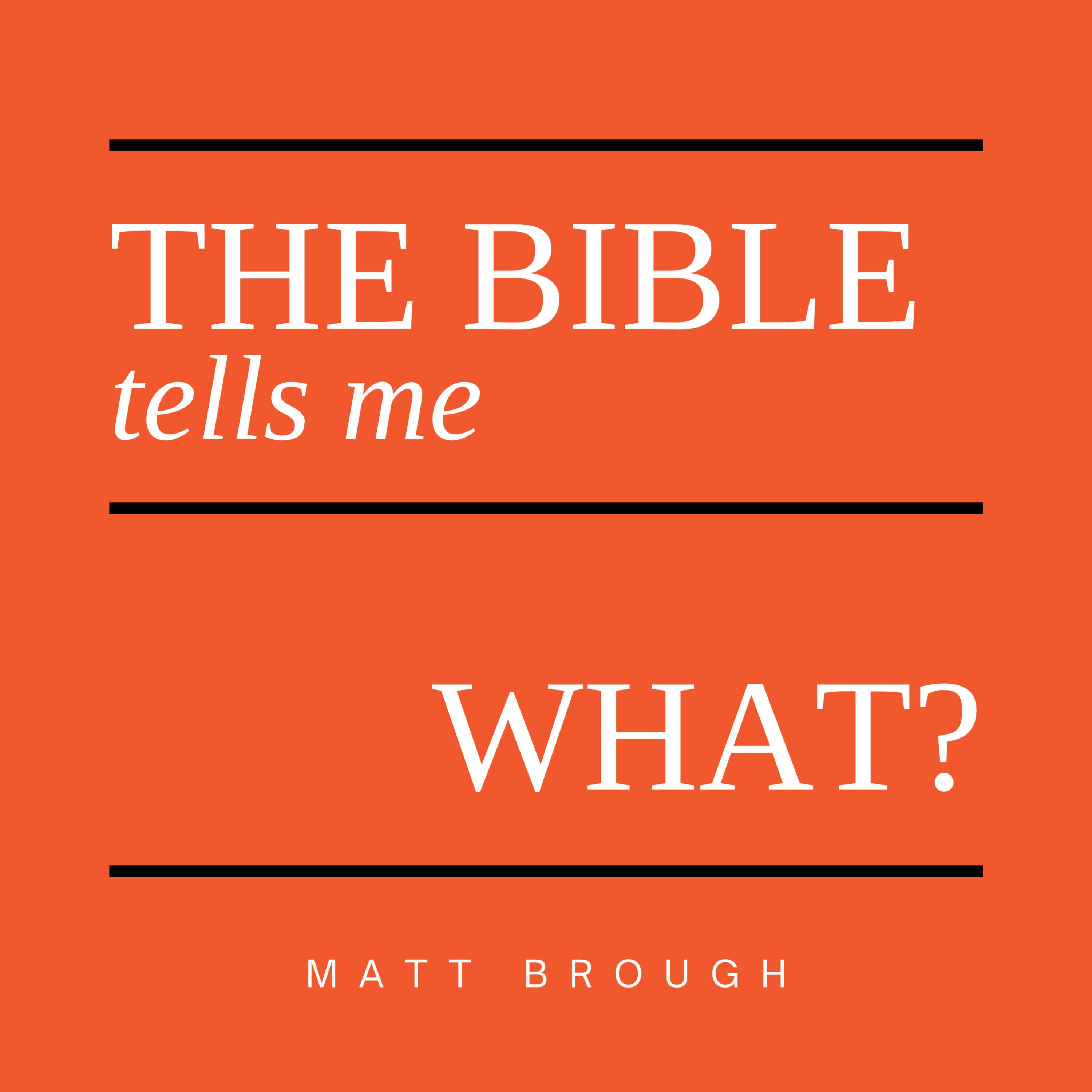 The Bible Tells Me What?