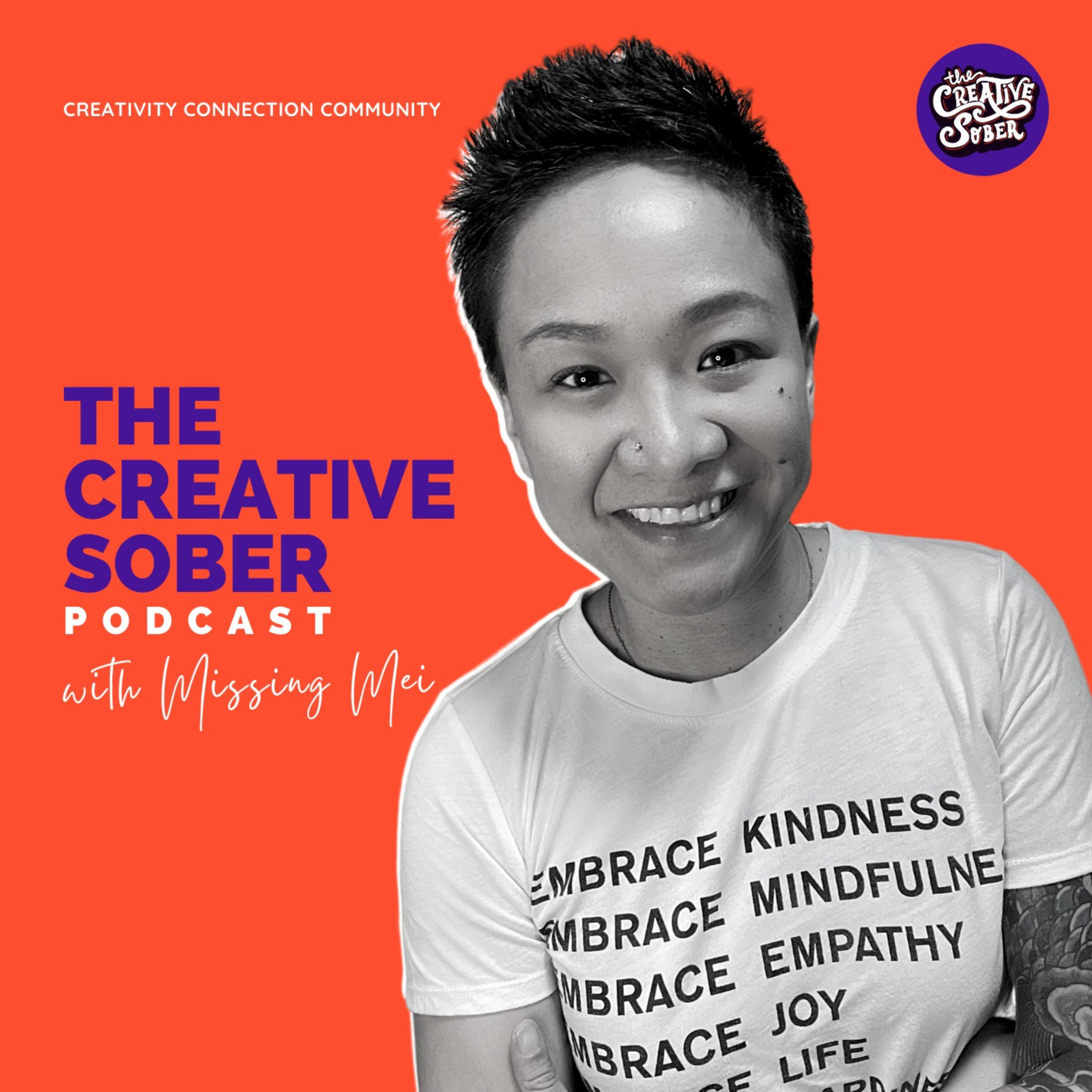 The Creative Sober podcast artwork