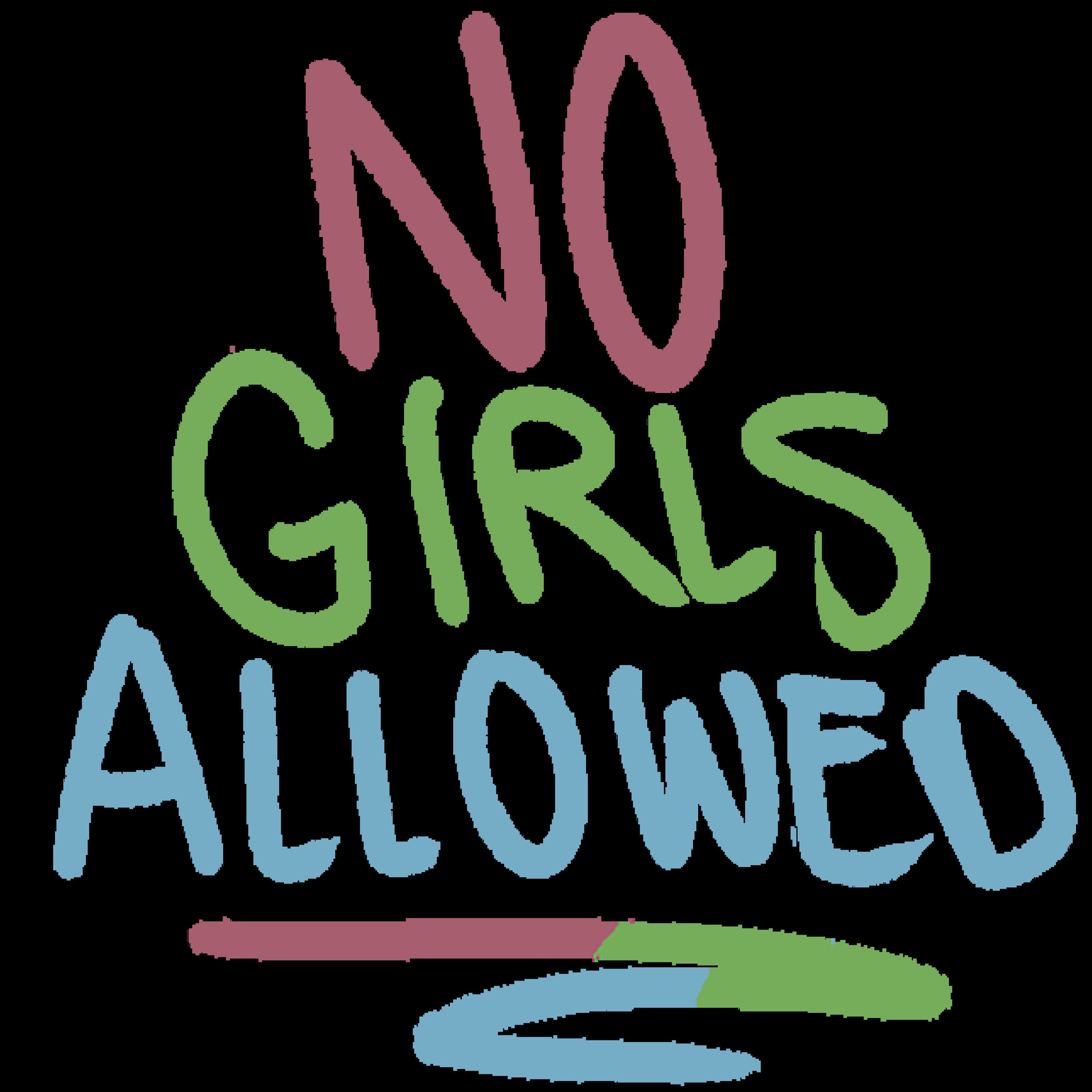 No Girls Allowed podcast artwork