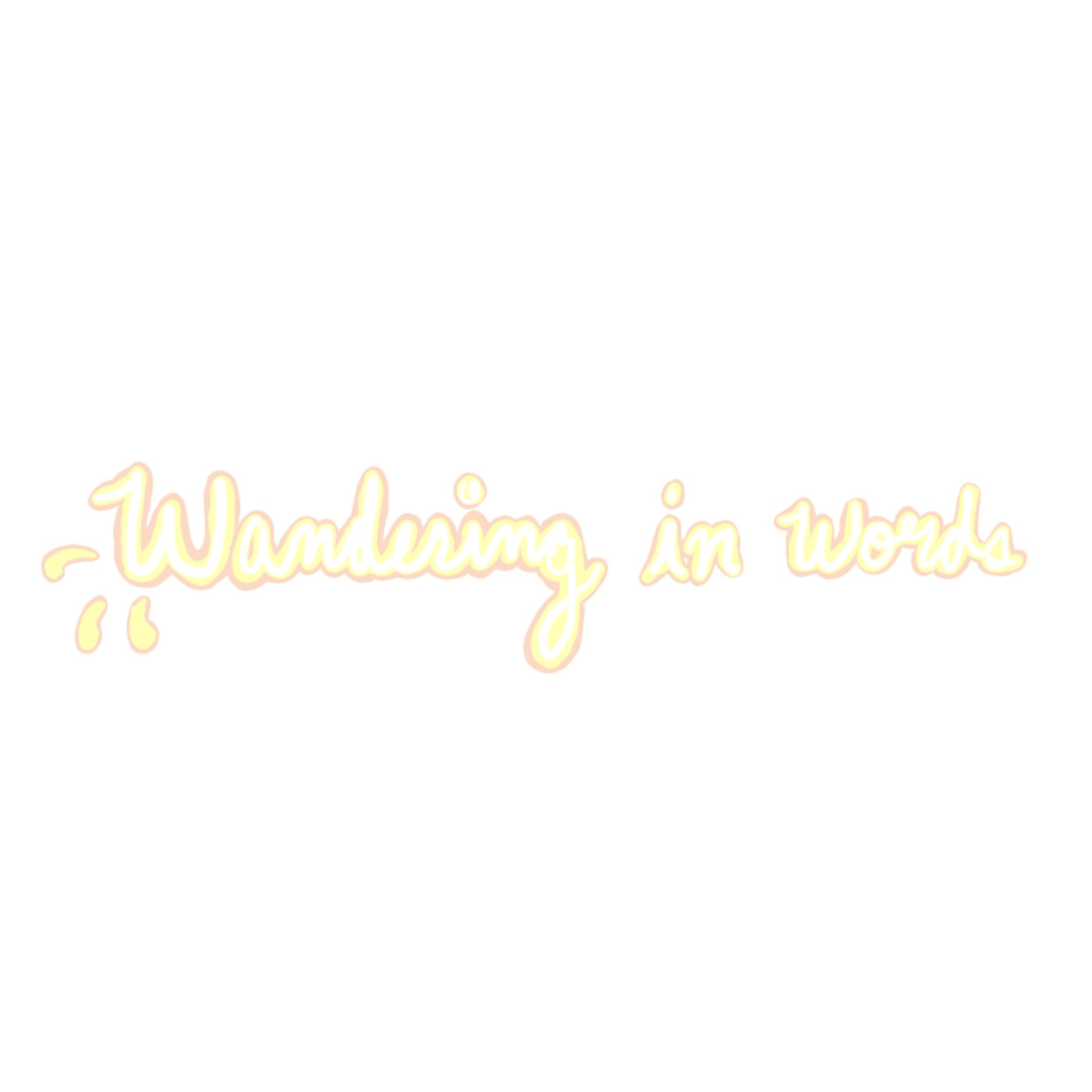 wandering in words 