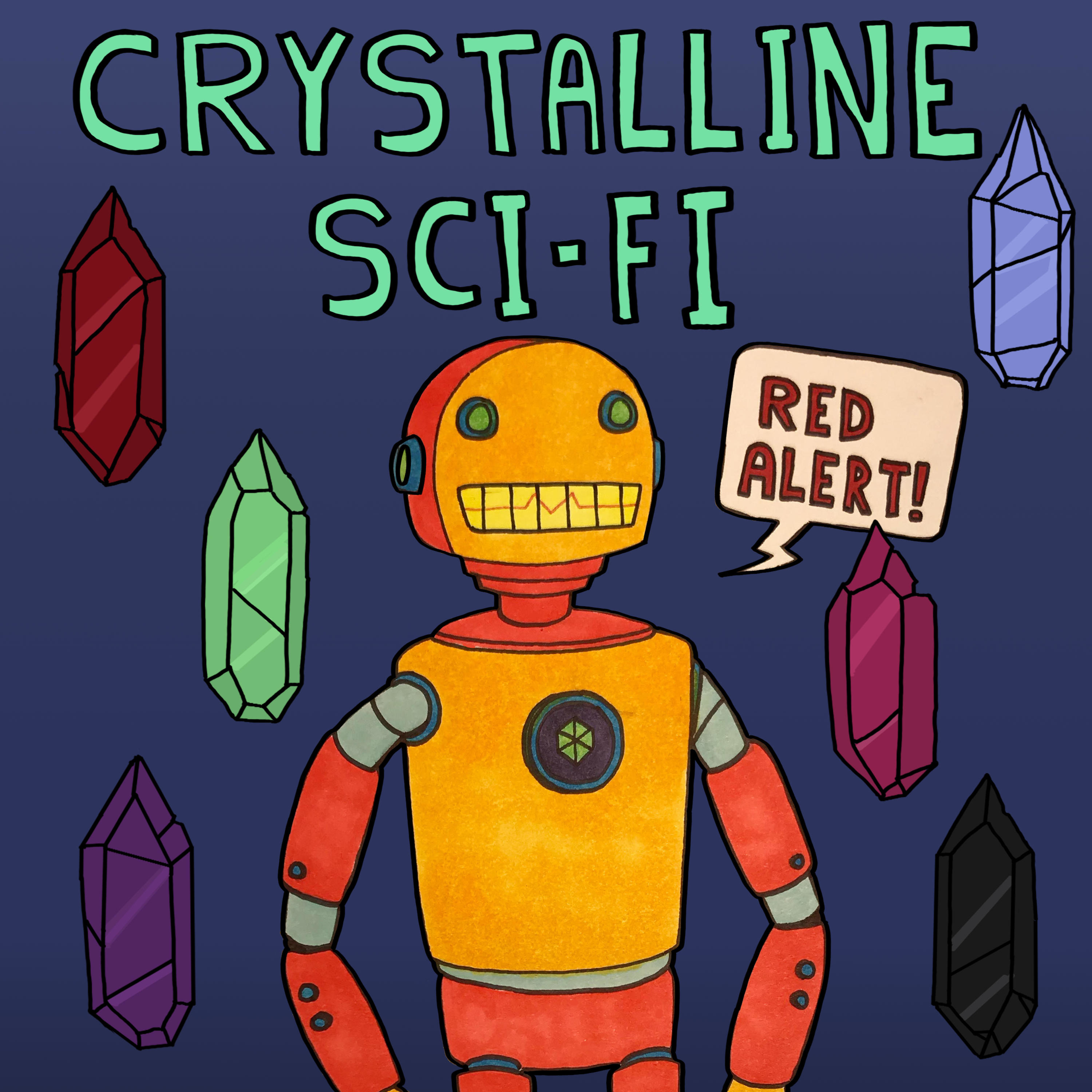 Crystalline Sci-fi podcast artwork