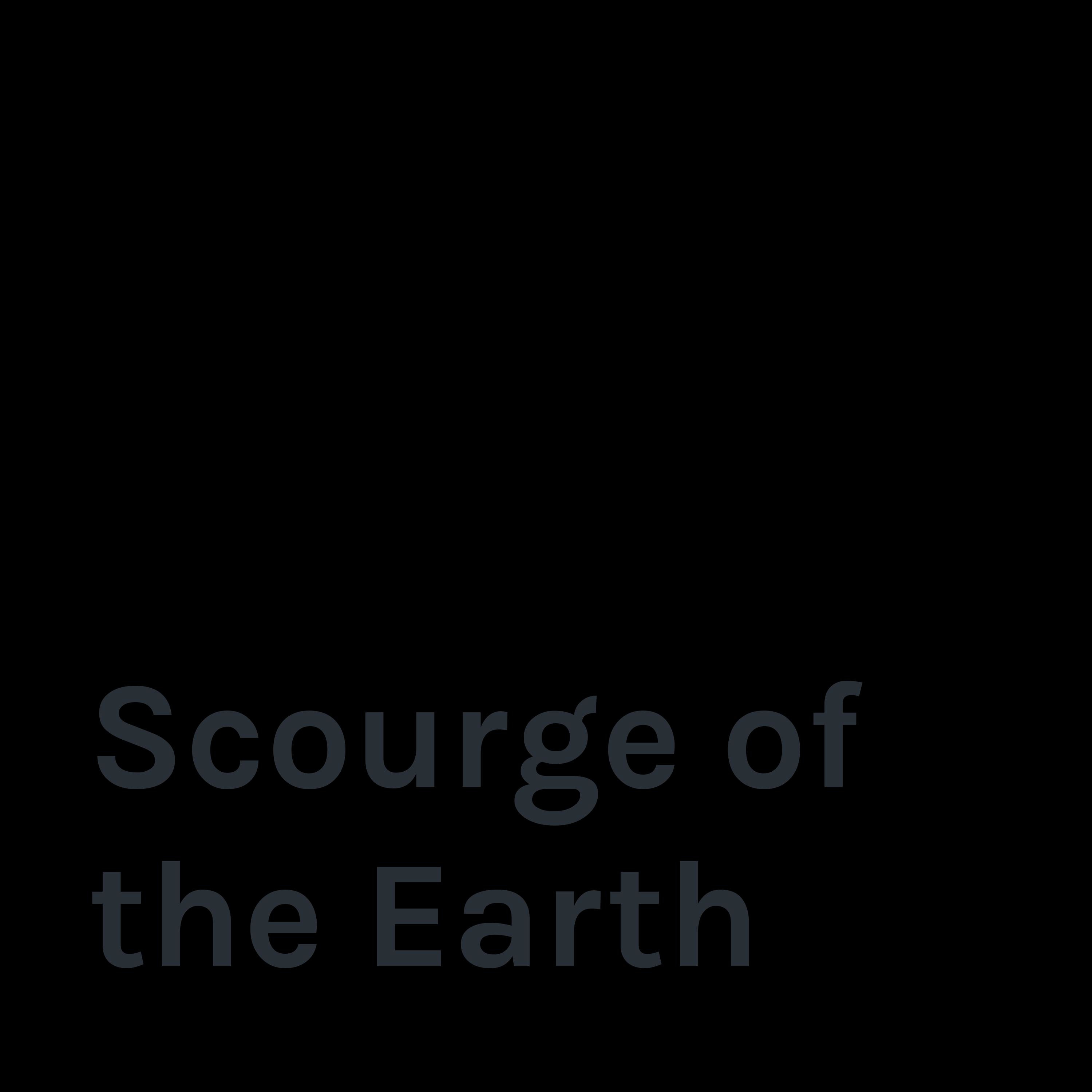 Scourge of the Earth cover art