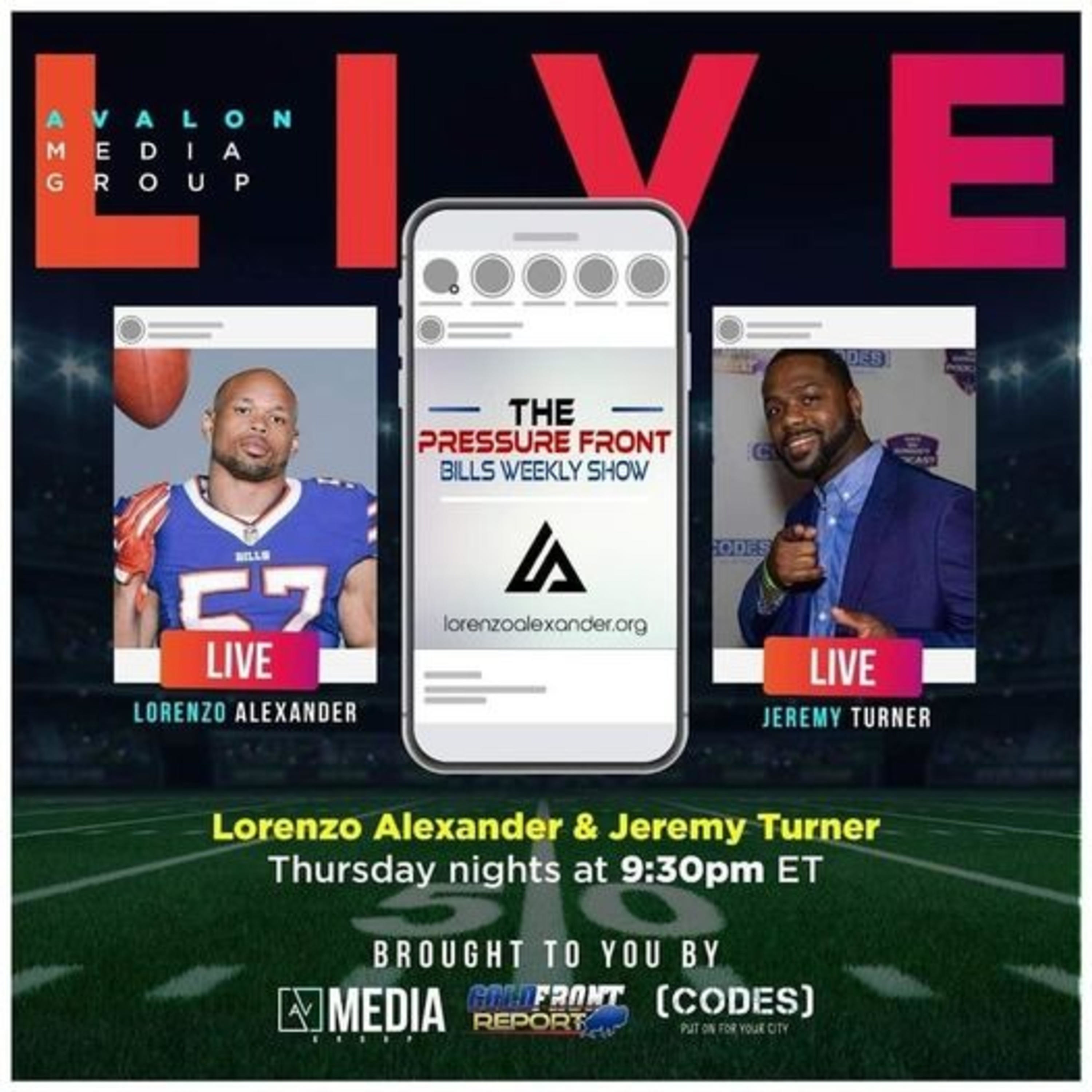 Lorenzo Alexander\'s Pressure Front Bills Weekly
