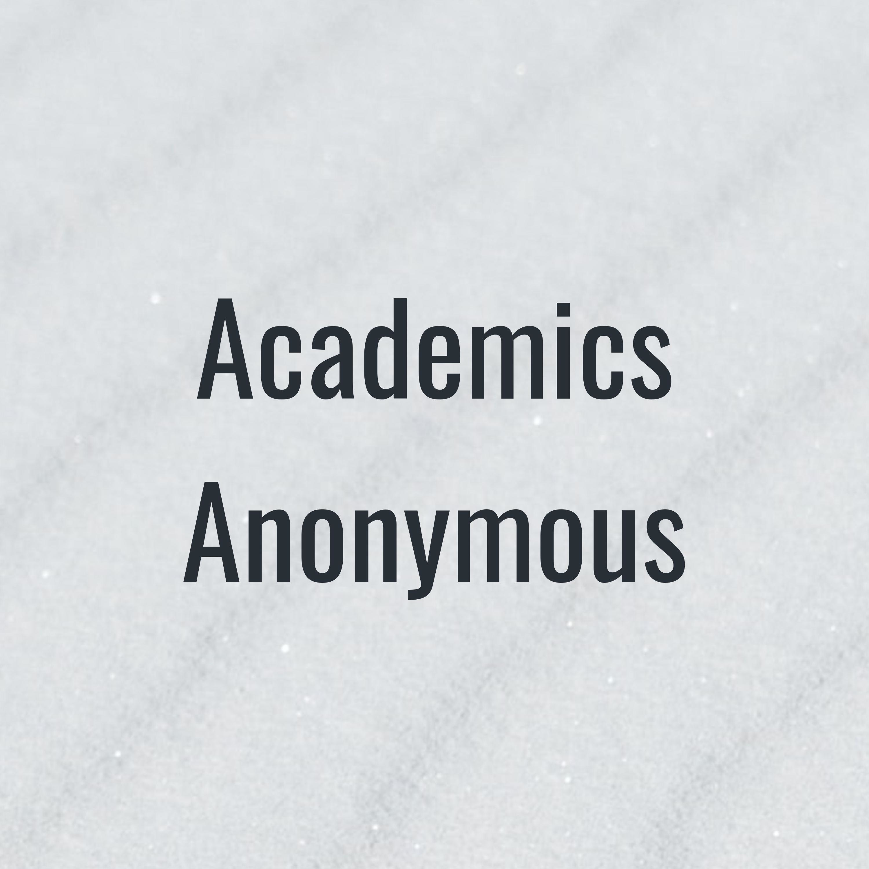 Academics Anonymous podcast artwork
