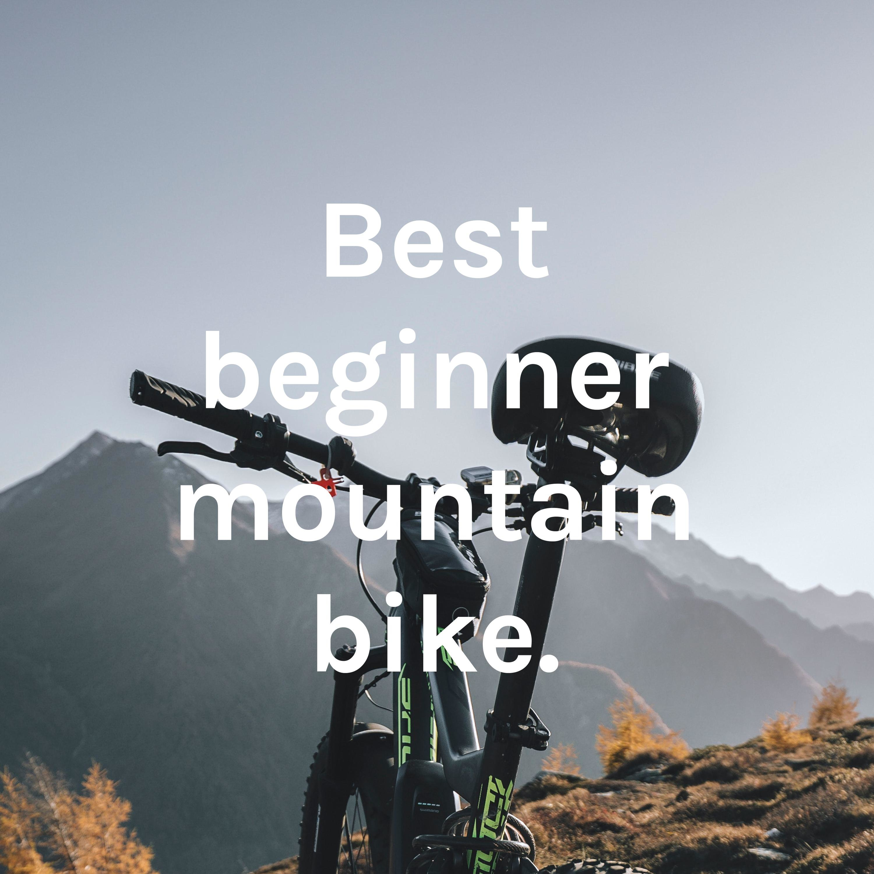 Best beginner mountain bike.
