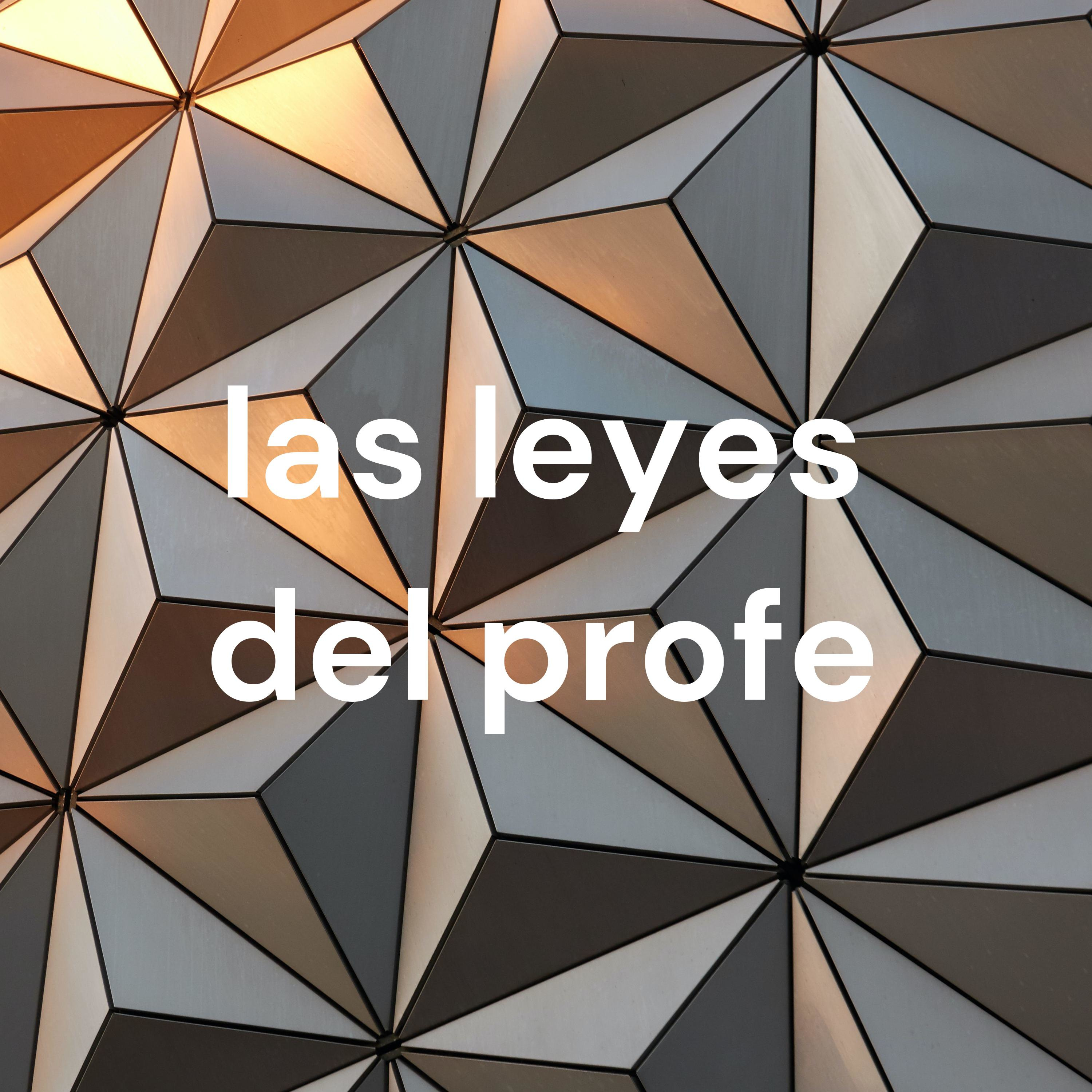 las leyes del profe