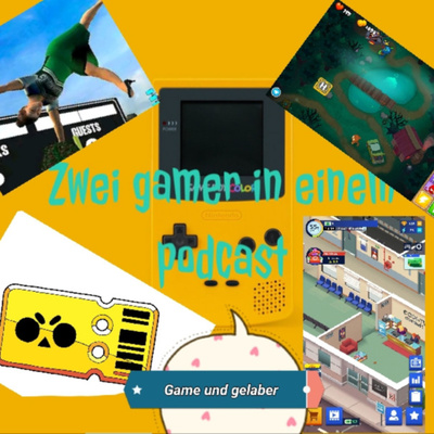Zwei gamer in einem podcast