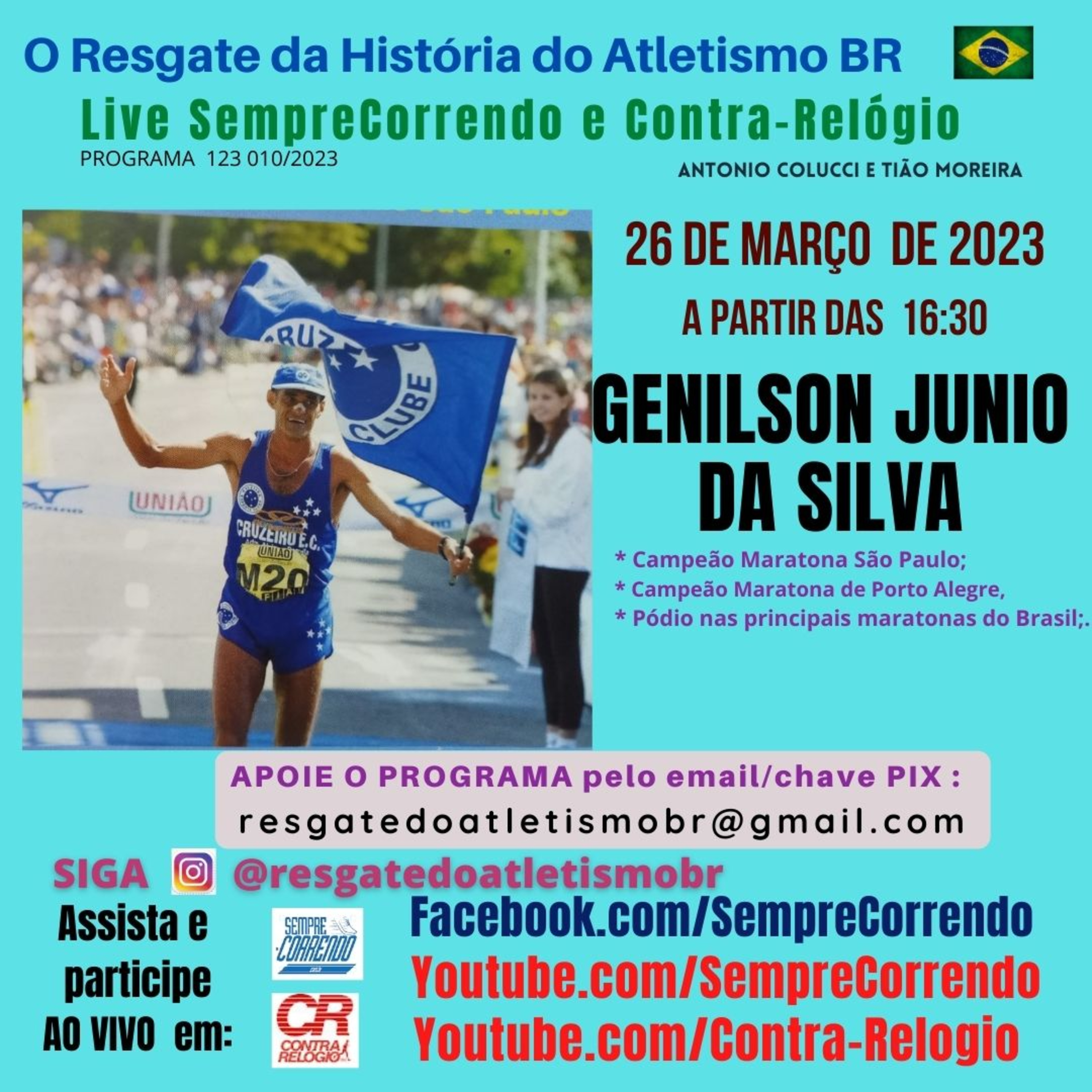 O Resgate da História do Atletismo Brasileiro - Lives Sempre Correndo