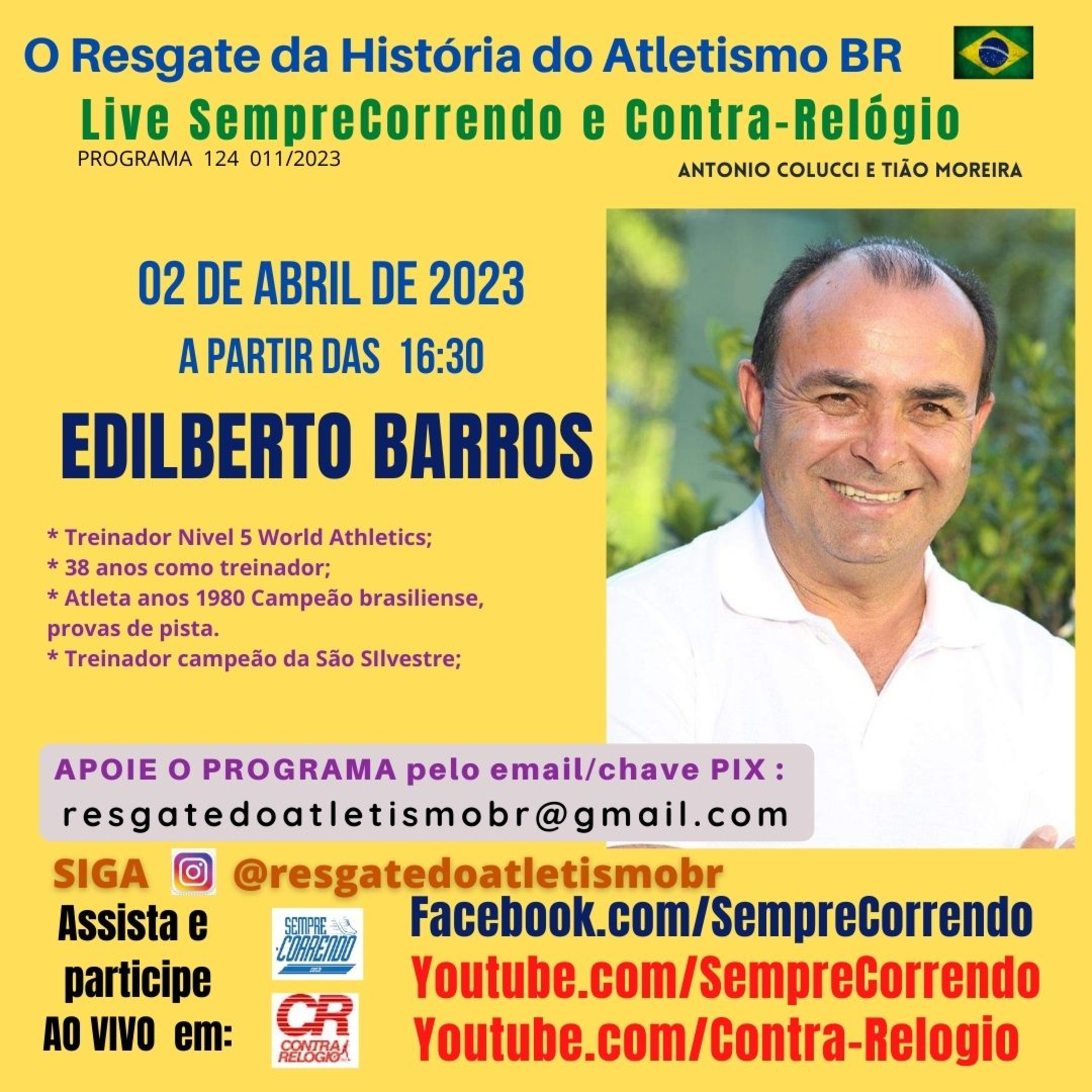 O Resgate da História do Atletismo Brasileiro - Lives Sempre Correndo