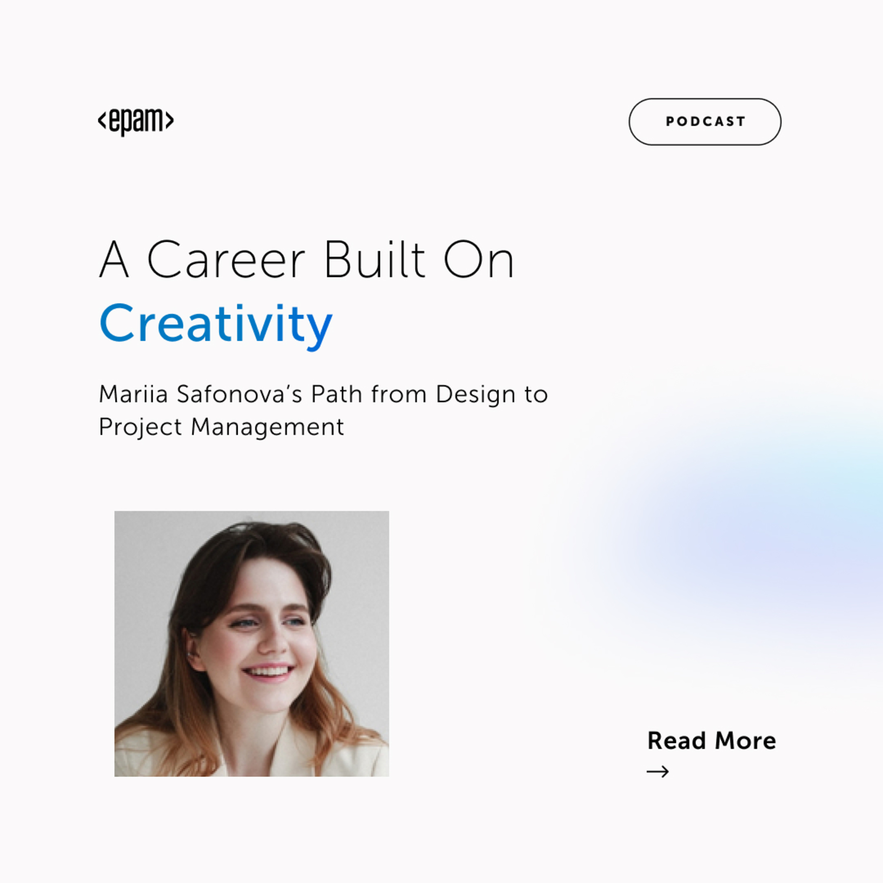 A Career Built On Creativity episode artwork