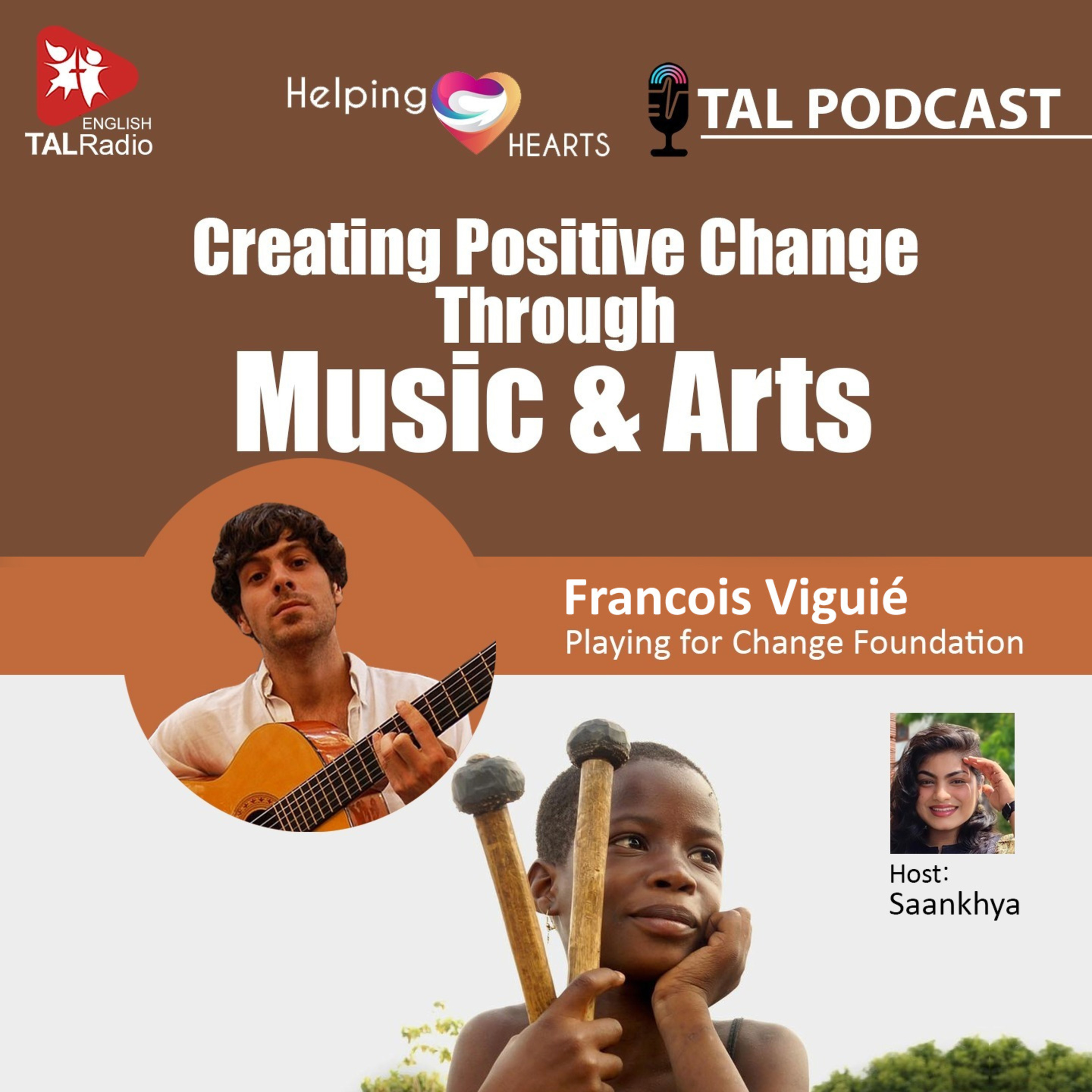 Creating Positive Change through Music & Arts | Helping Hearts - 11 episode artwork