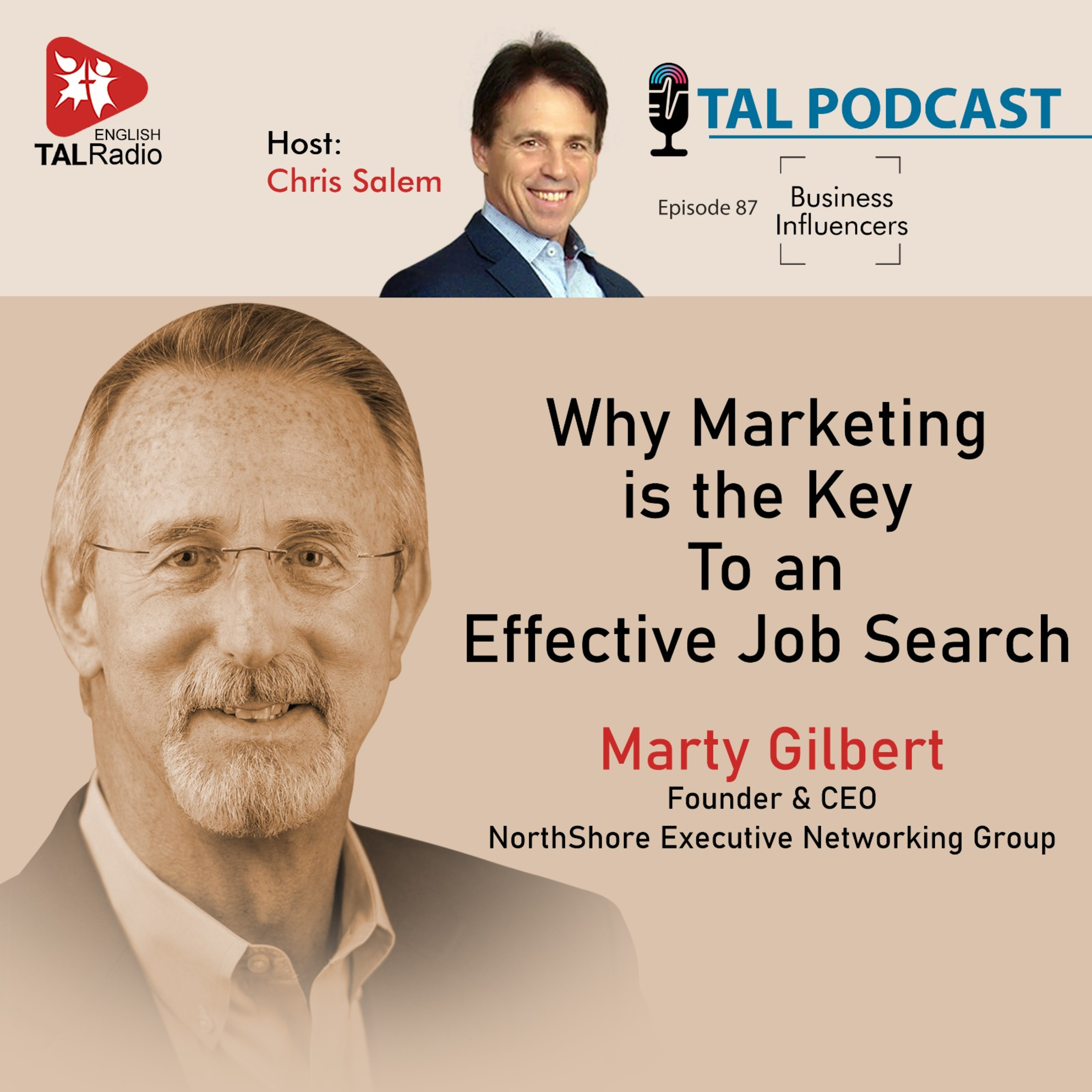 Why Marketing is the Key To an Effective Job Search | Business Influencers - 87 episode artwork