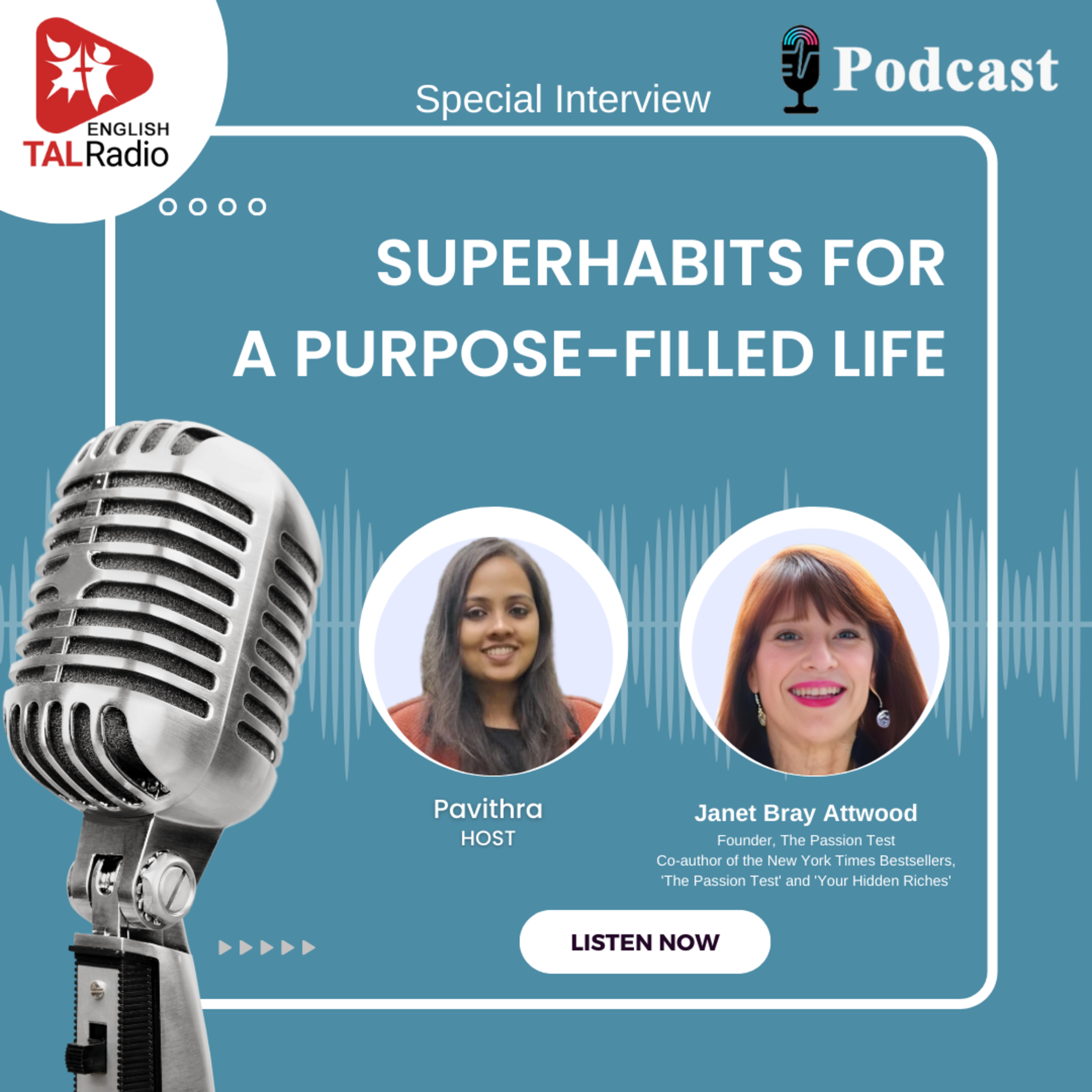 Superhabits For A Purpose - Filled Life | Special Interview With Janet Bray Attwood episode artwork