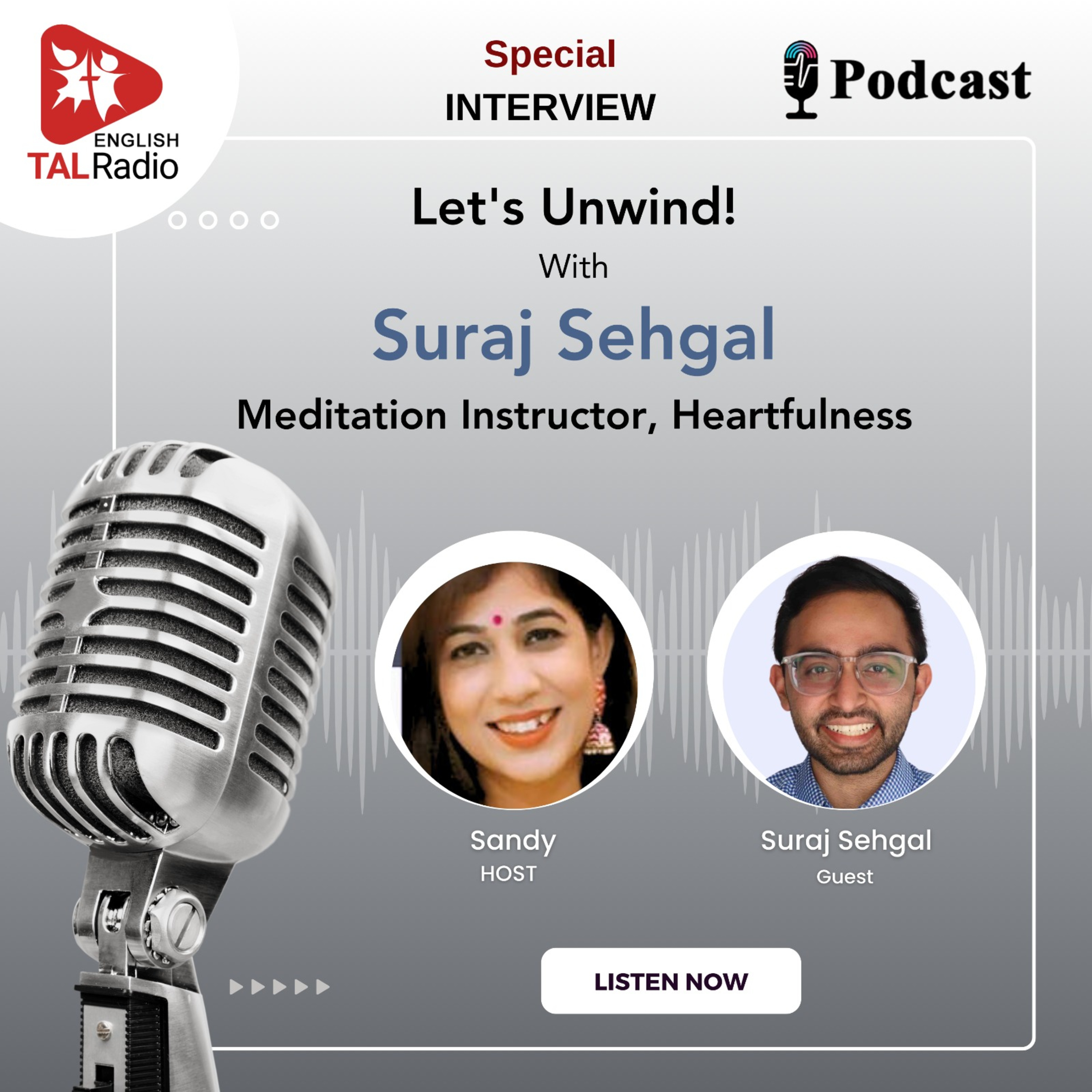 Let's Unwind With Suraj Sehgal Meditation Instructor, Heartfulness | Special Interview  episode artwork