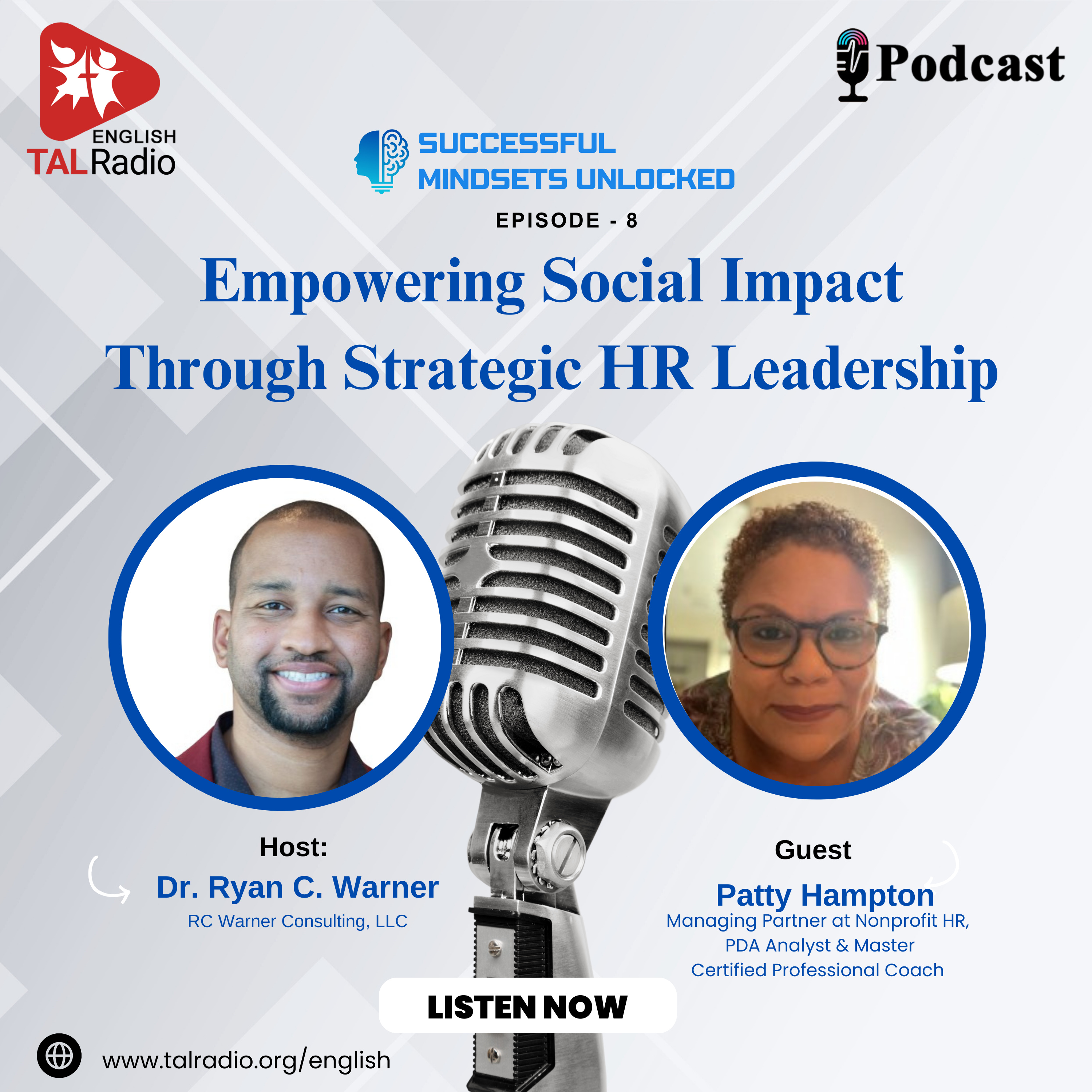 Empowering Social Impact Through Strategic HR Leadership | Successful Mindsets Unlocked - 8  episode artwork