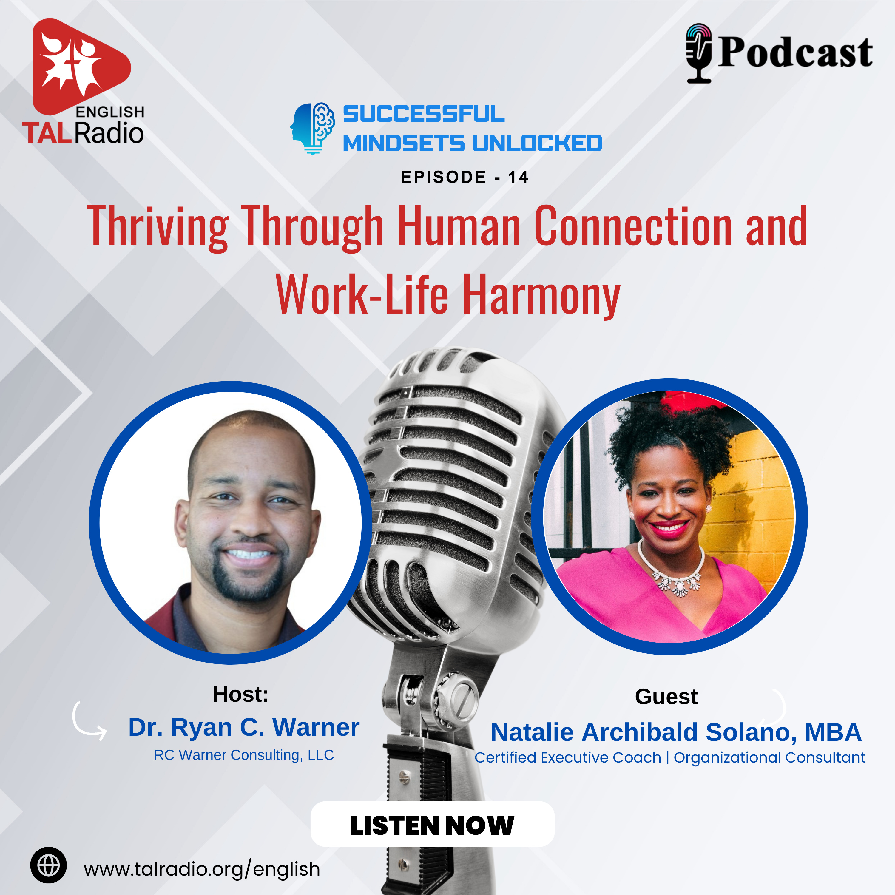Thriving Through Human Connection and Work - Life Harmony | Successful Mindsets Unlocked - 14 episode artwork