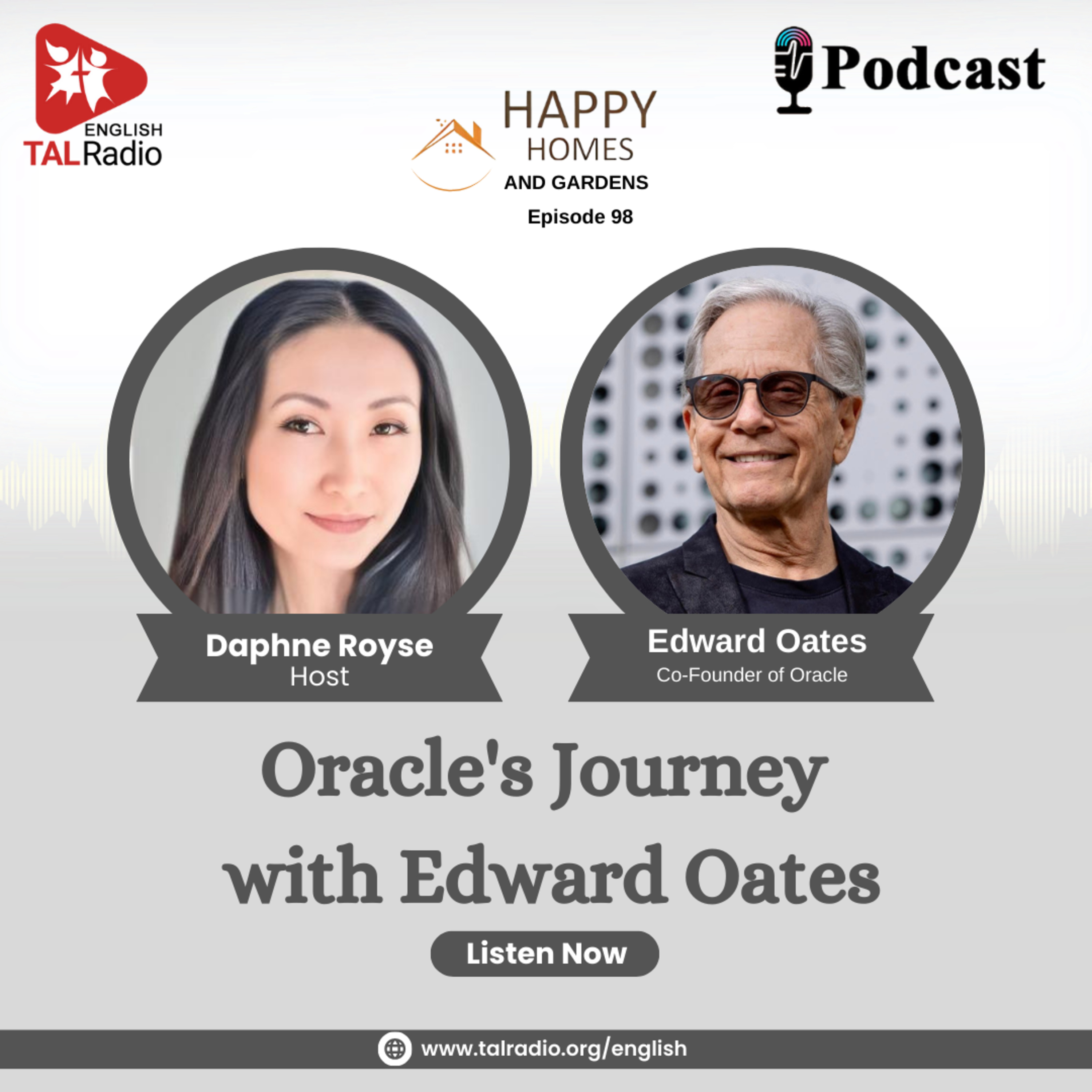 Oracle's Journey with Edward Oates | Happy Homes And Gardens - 98 episode artwork