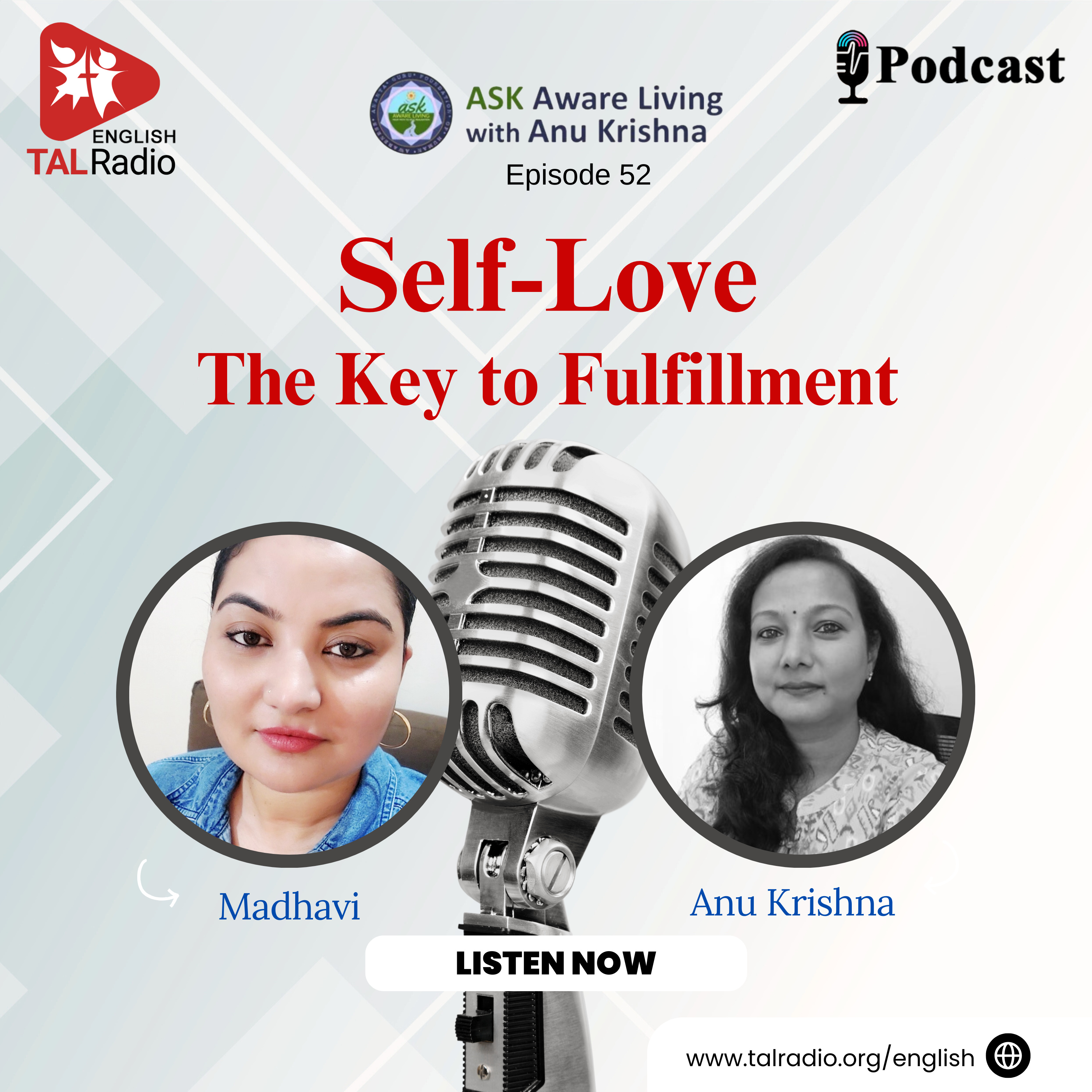 Self-Love The Key to Fulfillment | ASK Aware Living - 52 episode artwork