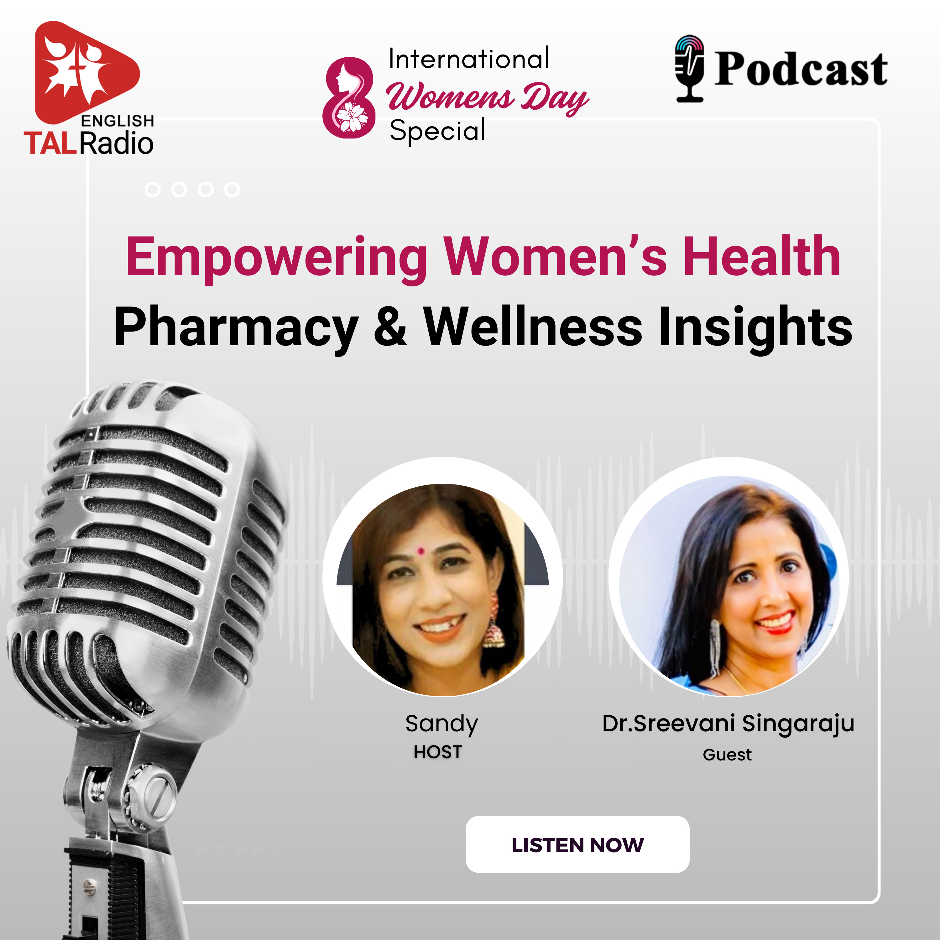 Empowering Women's Health Pharmacy & Wellness Insights | Women's Day Special Interview With Dr.Sreevani Singaraju episode artwork