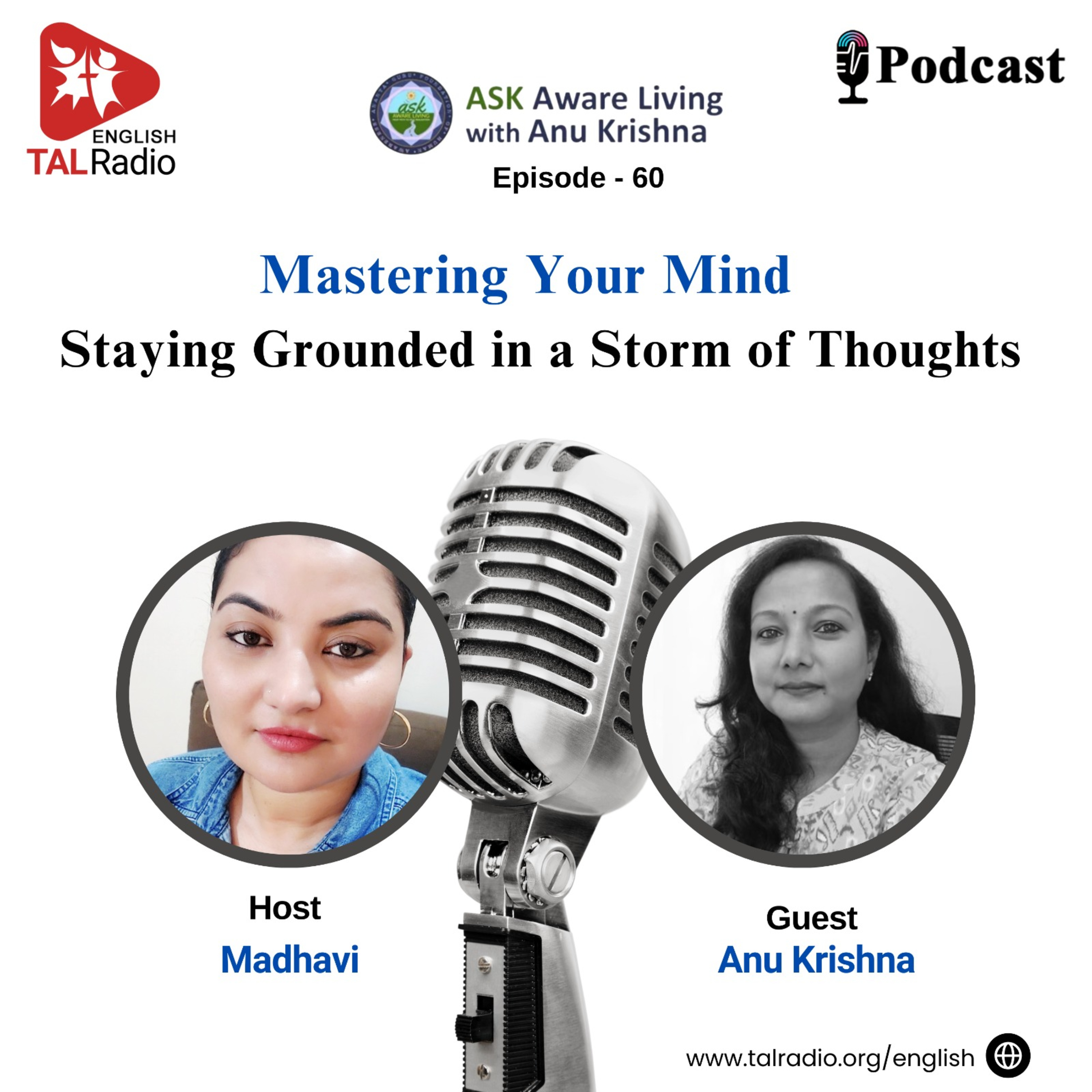 Mastering Your Mind Staying Grounded in a Storm of Thoughts | Ask Aware Living - 60 episode artwork