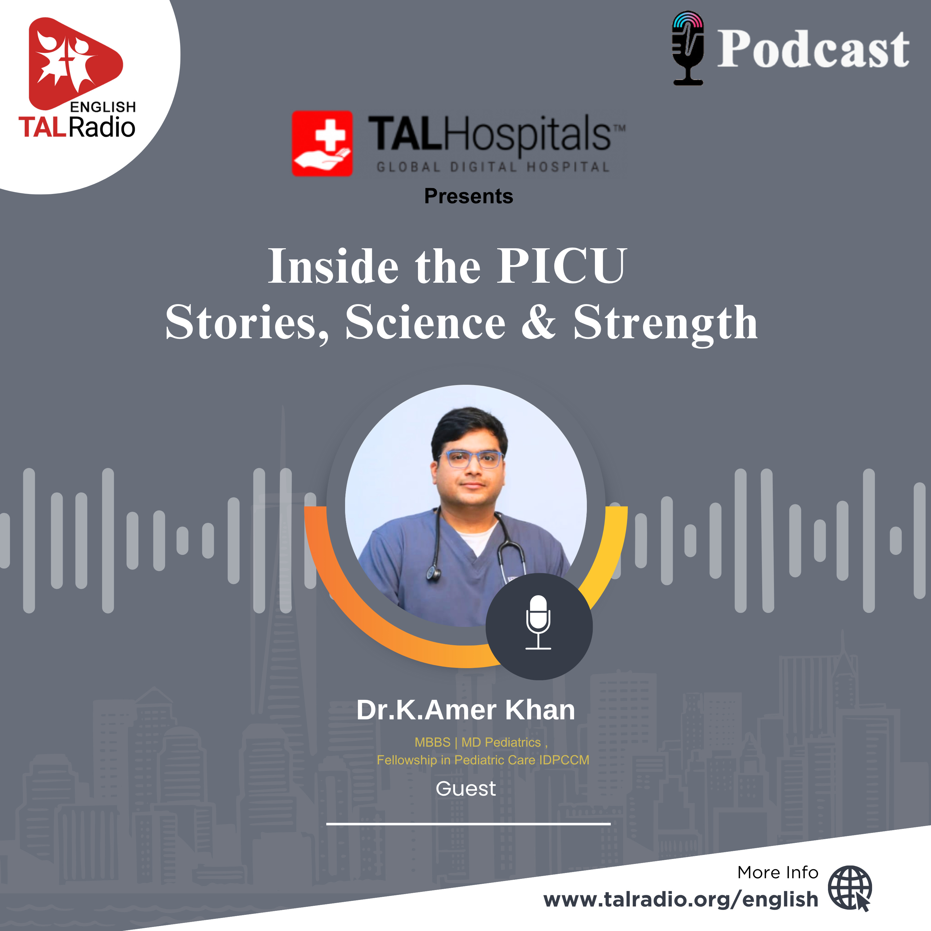 Inside the PICU Stories, Science & Strength | Special Interview Dr.K.Amer Khan episode artwork