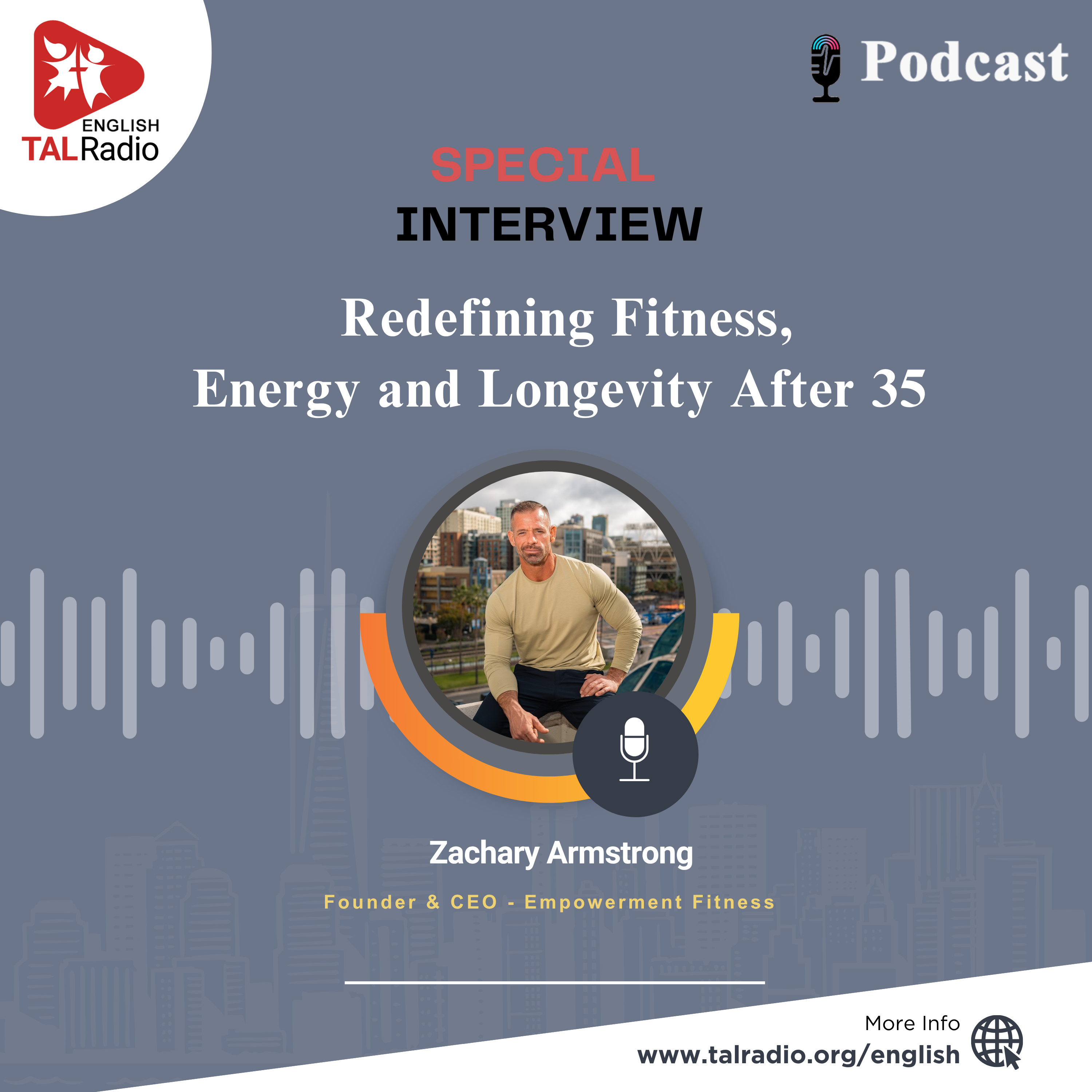 Redefining Fitness, Energy and Longevity After 35 | Special Interview With Zachary Armstrong episode artwork
