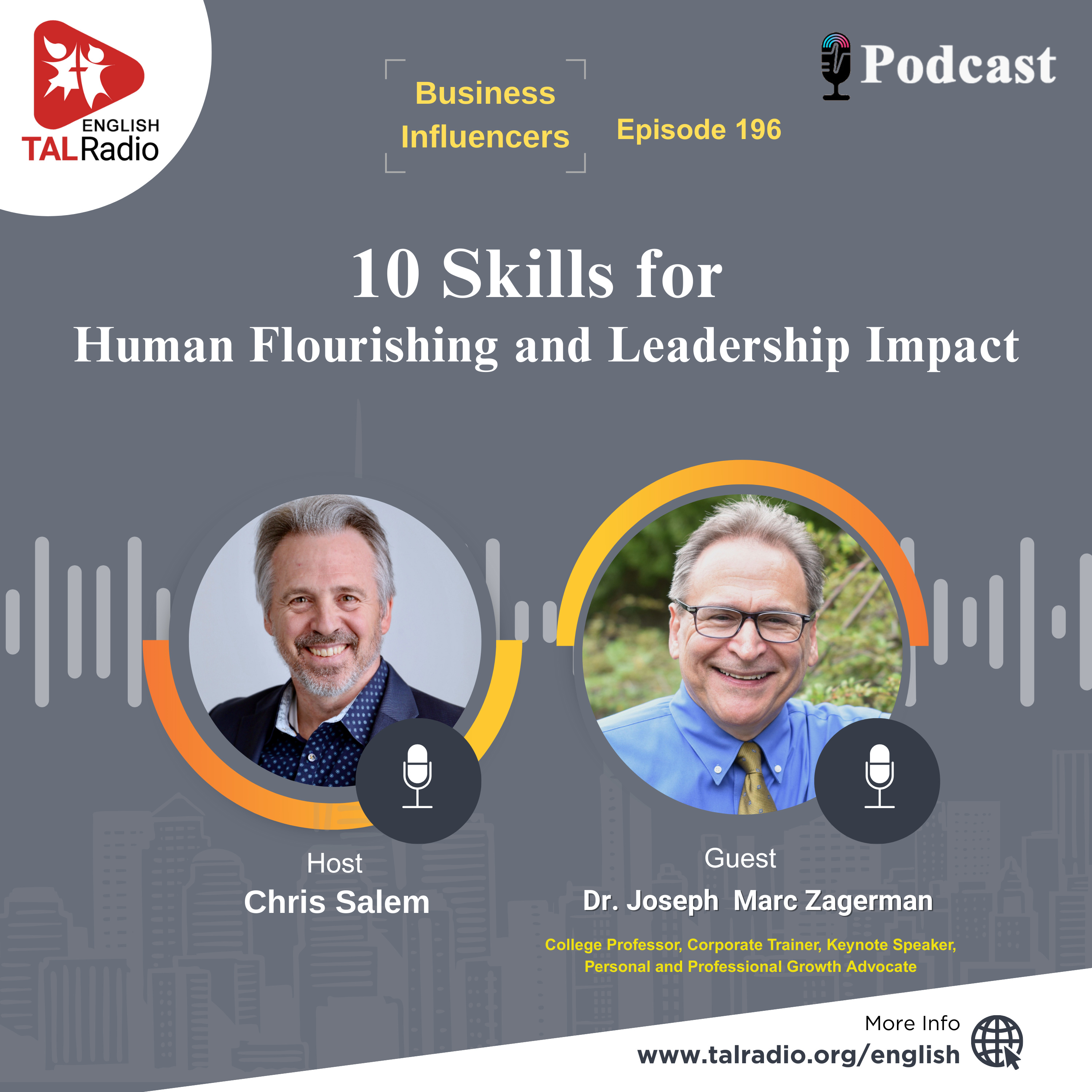 10 Skills for Human Flourishing and Leadership Impact | Business Influencers - 196 episode artwork