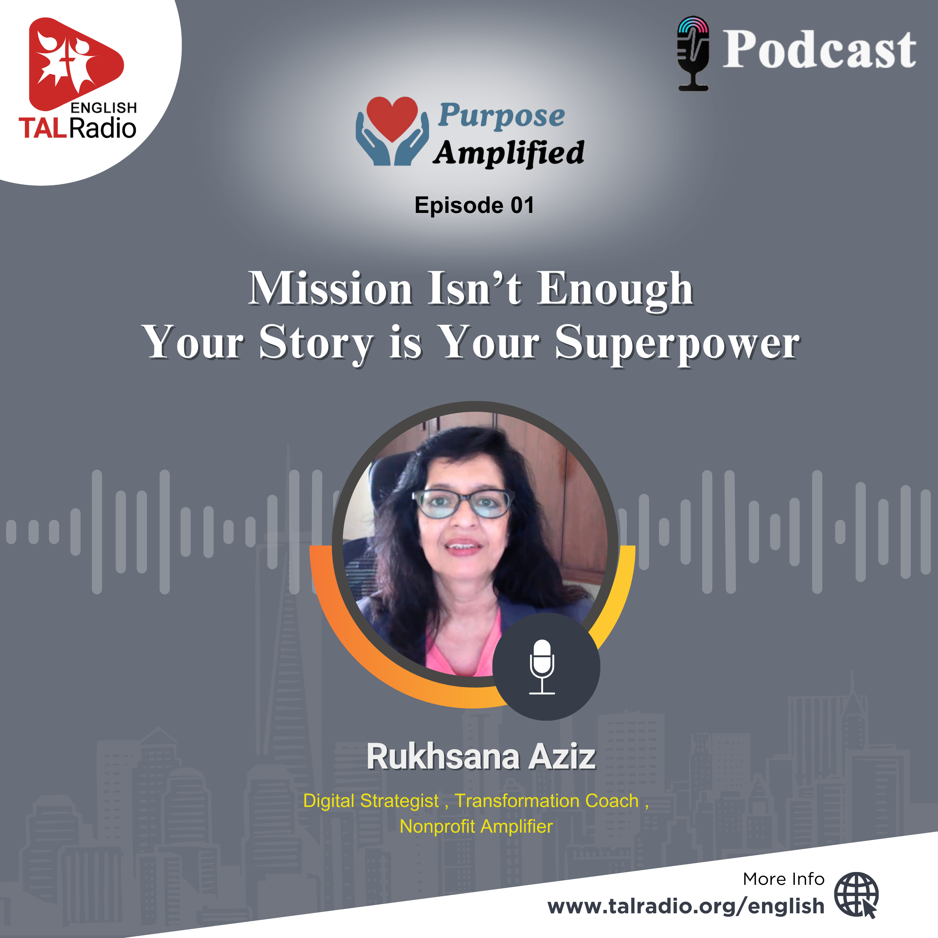 Mission Isn't Enough Your Story is Your Superpower | Purpose Amplified - 01 episode artwork