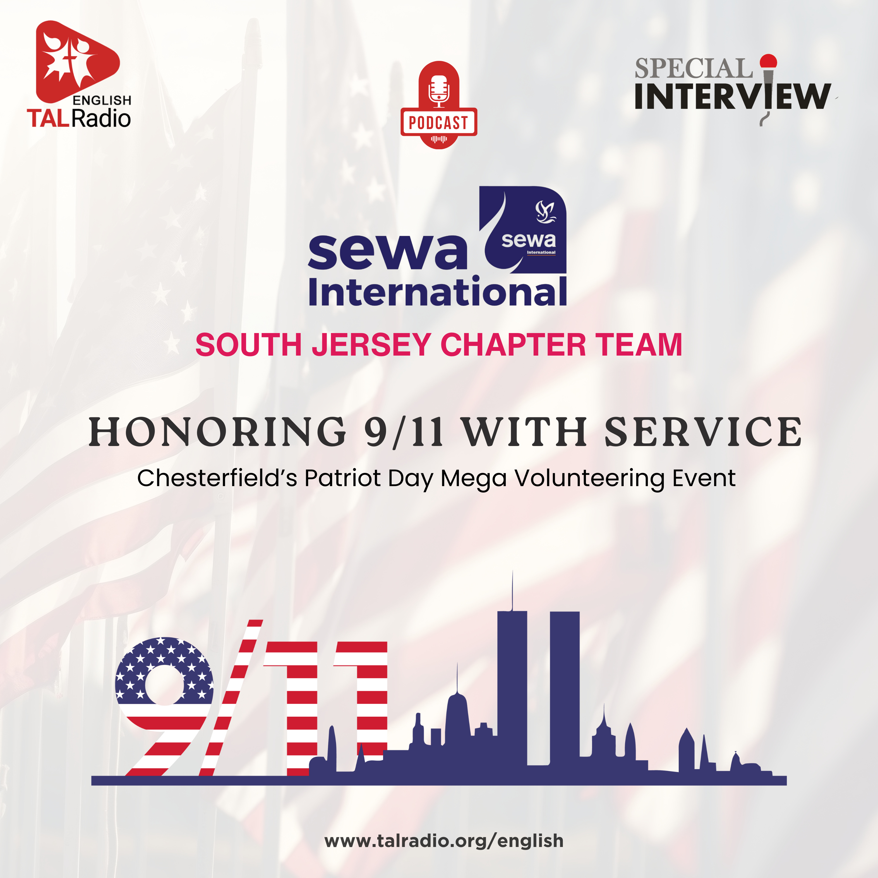 Honoring 9/11 with Service |Special Interview With Sewa International South Jersey Chapter Team