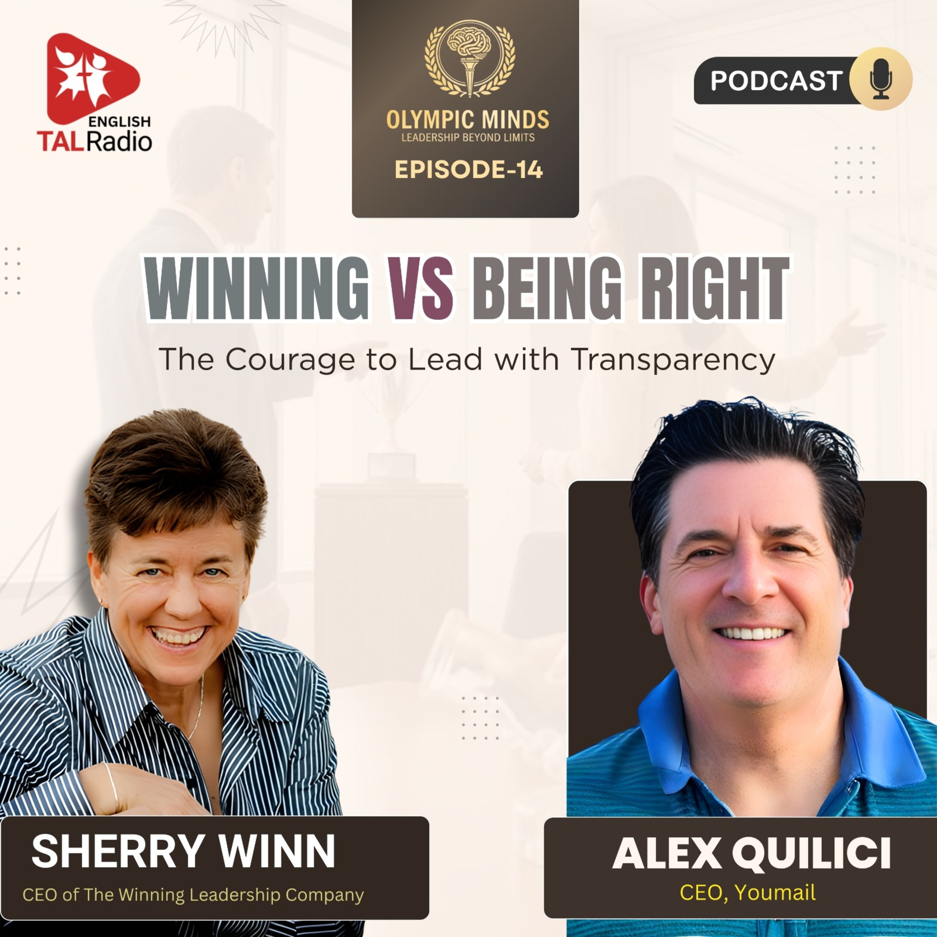 Winning vs. Being Right: The Courage to Lead with Transparency | Olympic Minds - 14