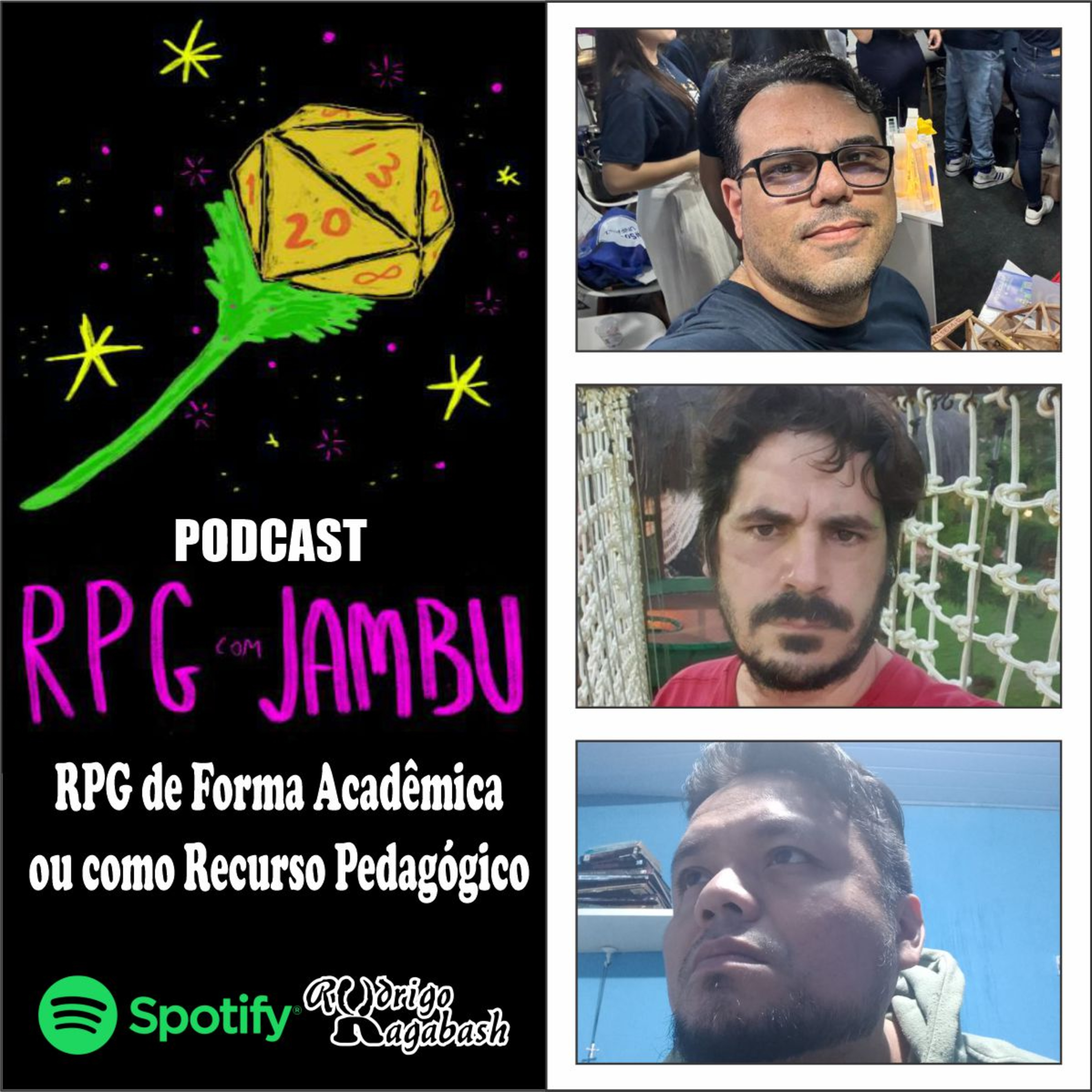 Podcast RPG com Jambu #3 | RPG de Forma Acadêmica ou como Recurso Pedagógico episode artwork