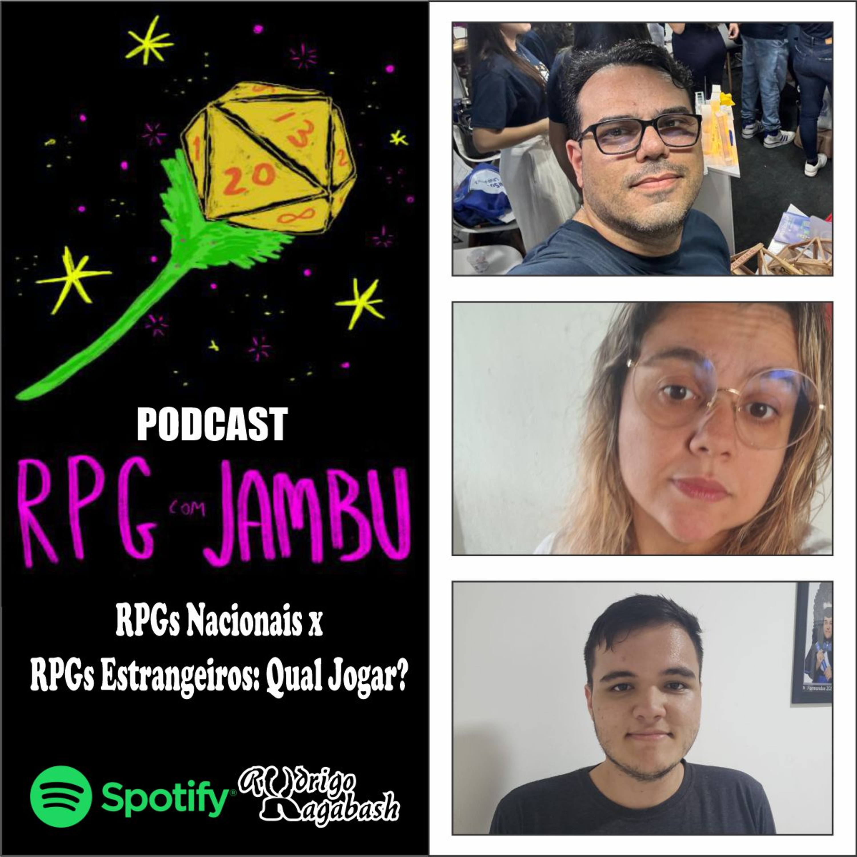 Podcast RPG com Jambu #4 | RPGs Nacionais x RPGs Estrangeiros: Qual Jogar? episode artwork