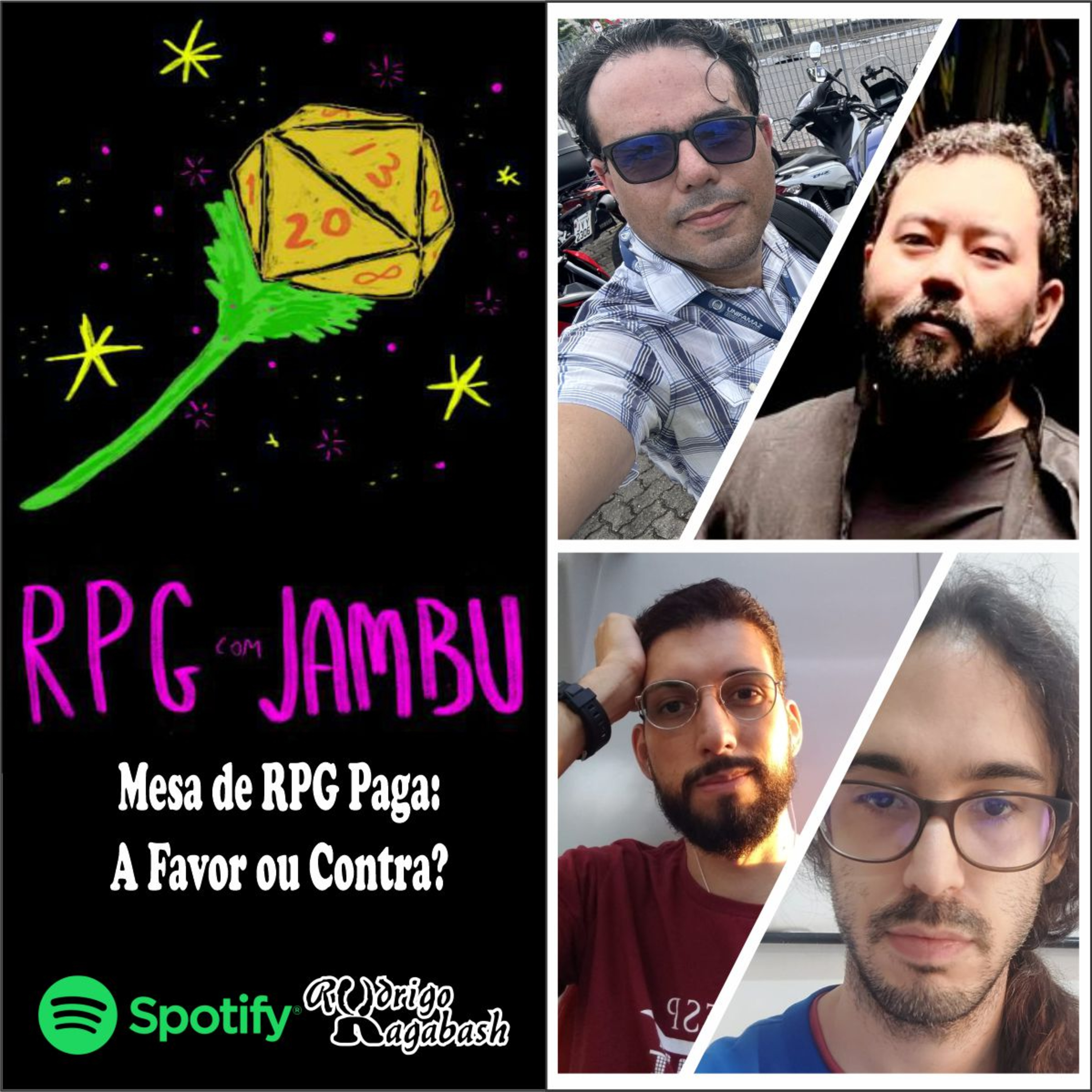 Podcast RPG com Jambu #5 | Mesa de RPG Paga: A Favor ou Contra? episode artwork
