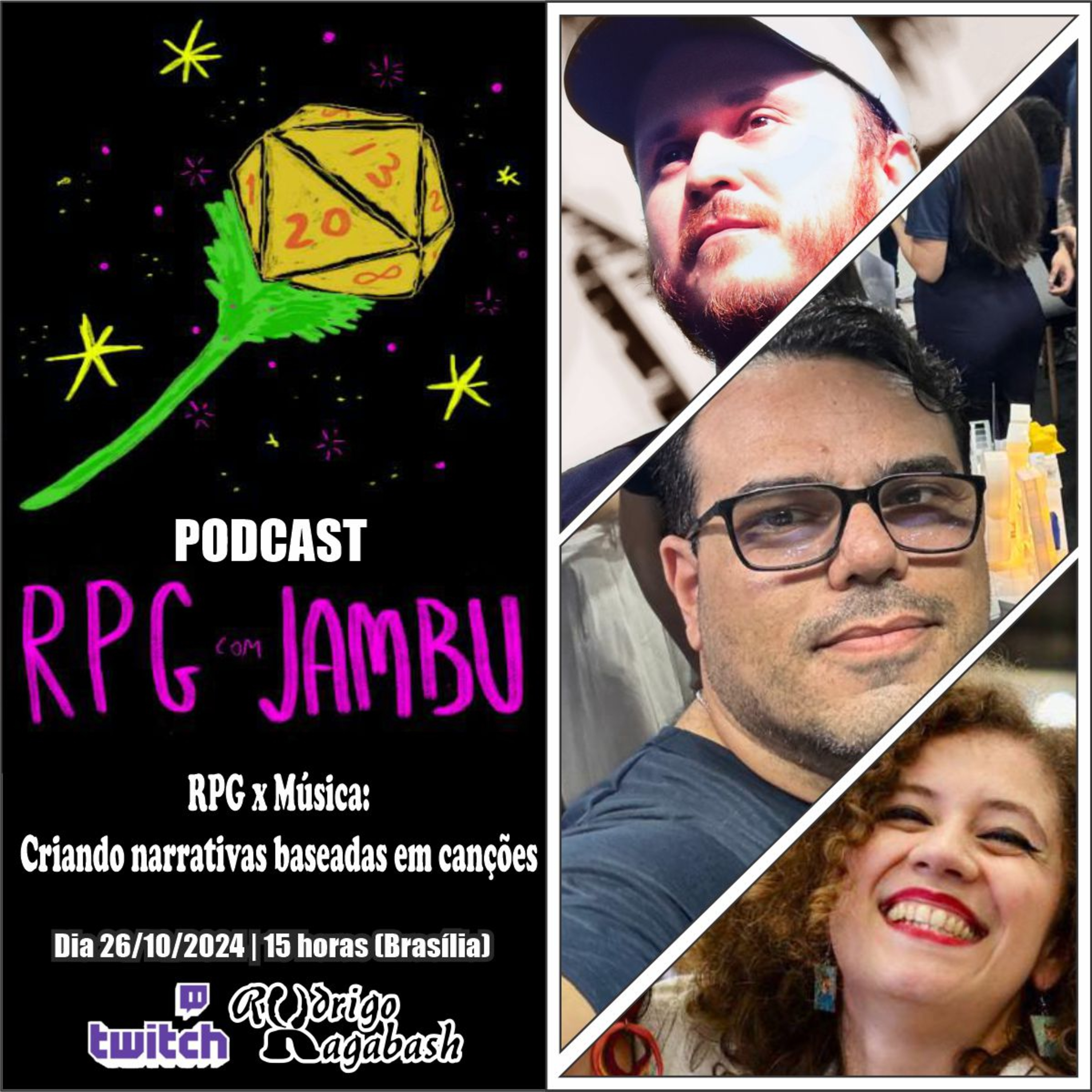 Podcast RPG com Jambu #8 | RPG x Música: Criando narrativas baseadas em canções episode artwork