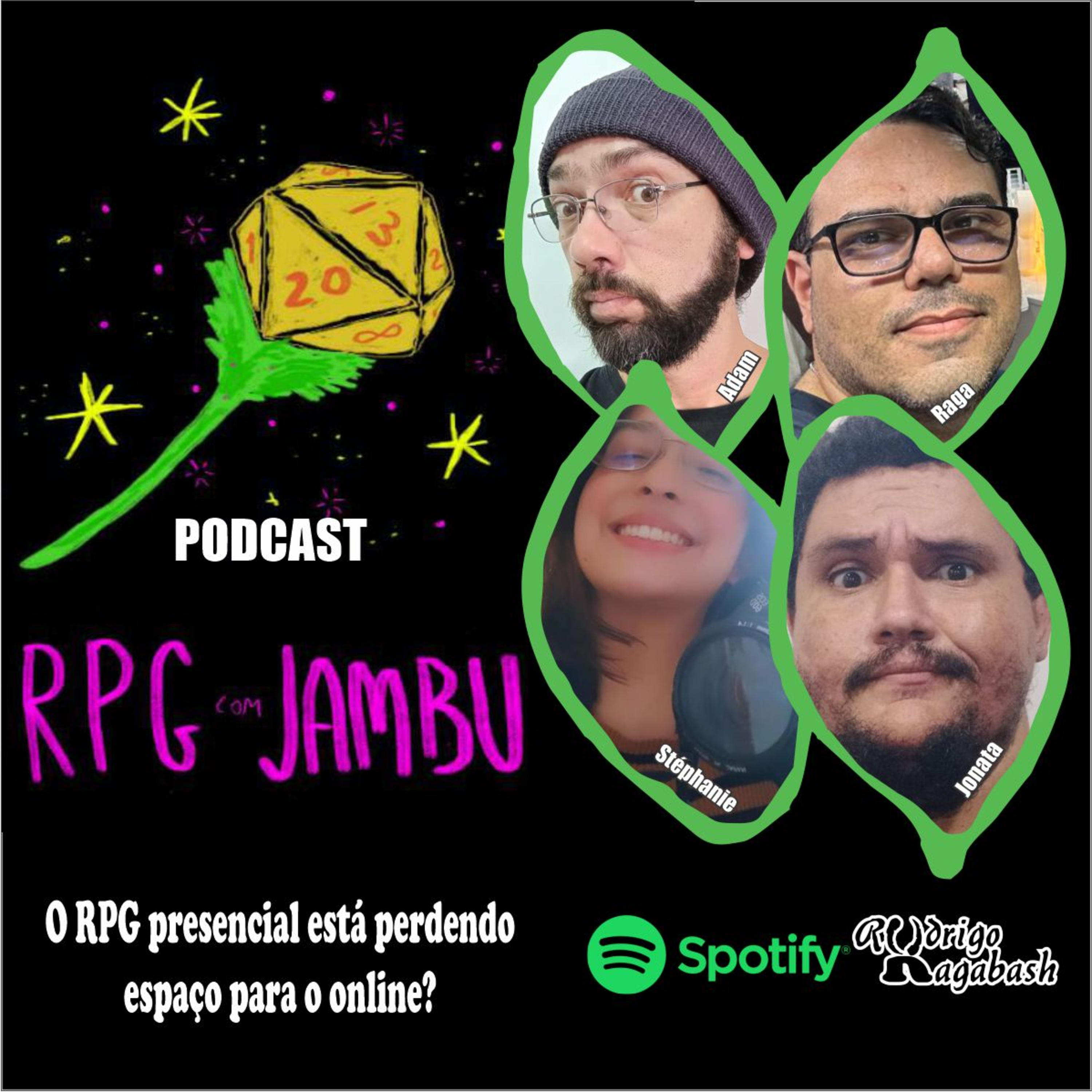 Podcast RPG com Jambu #13 | O RPG presencial está perdendo espaço para o online? episode artwork