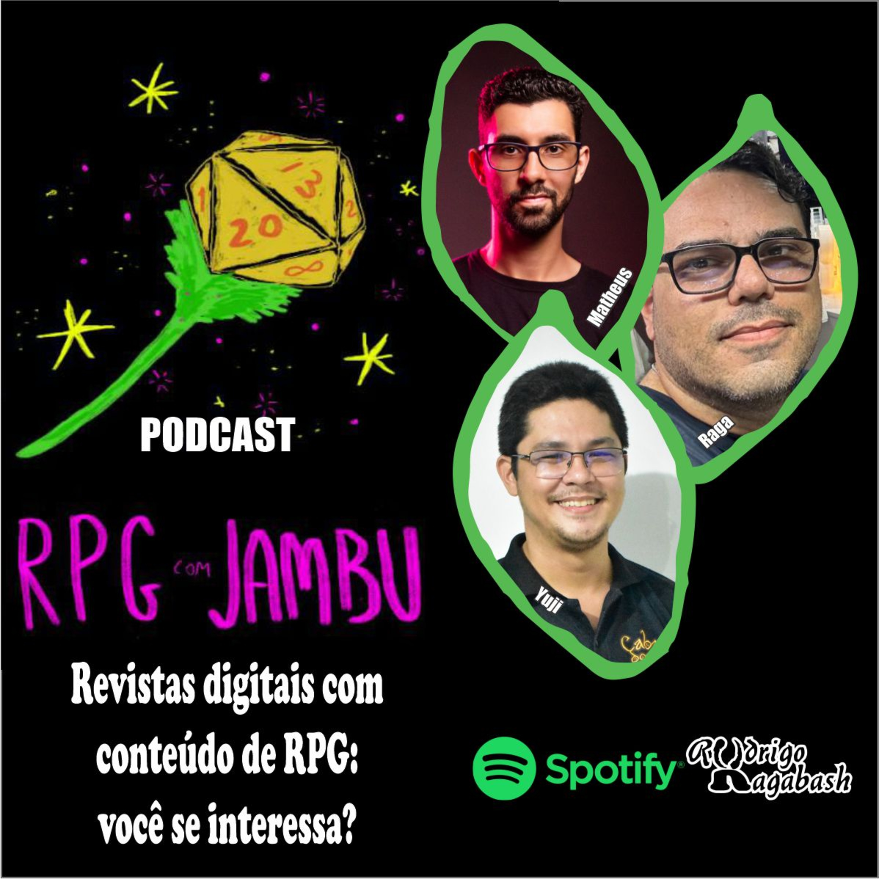 Podcast RPG com Jambu #20 | Revistas digitais com conteúdo de RPG: você se interessa? episode artwork