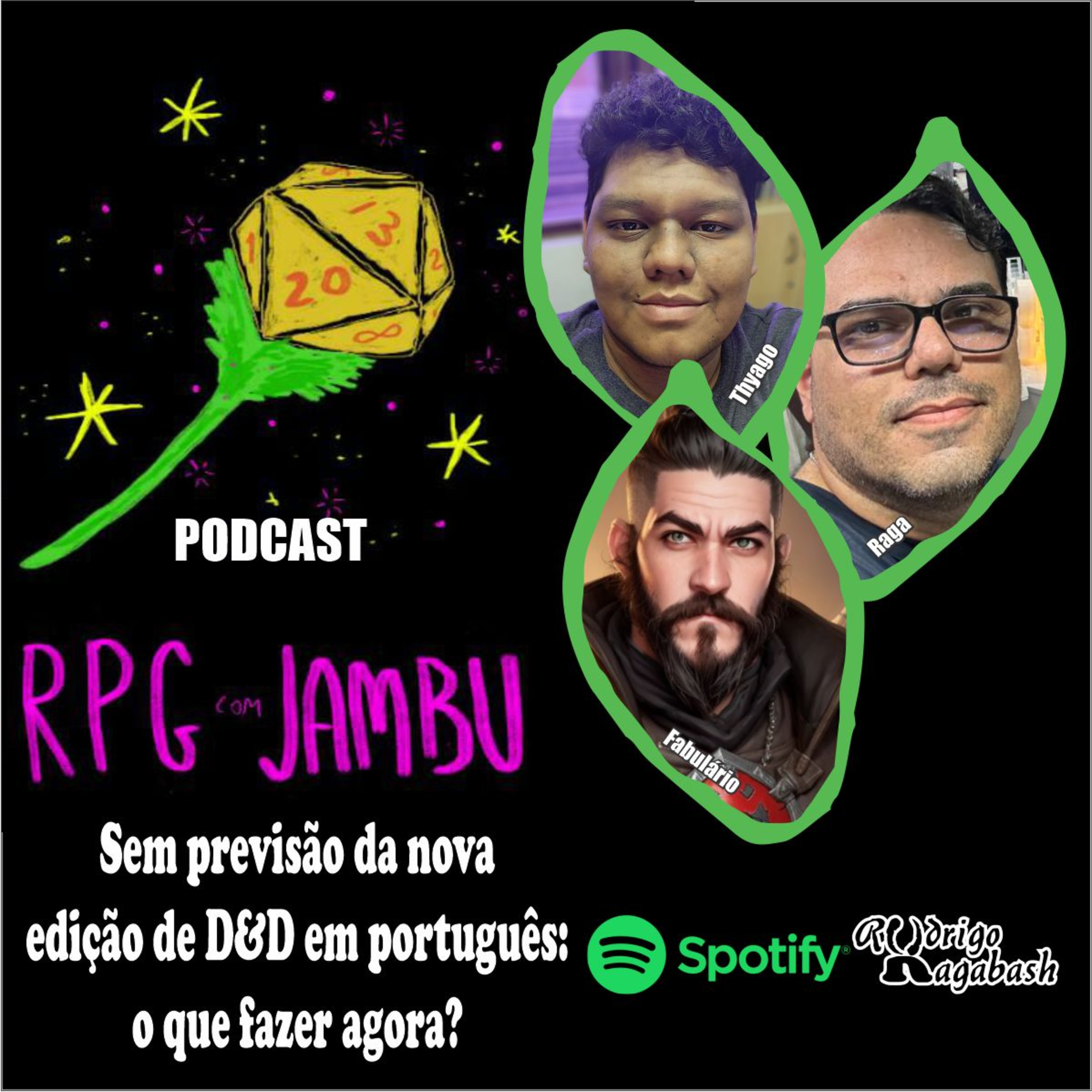 Podcast RPG com Jambu #23 | Sem previsão da nova edição de D&D em português: o que fazer agora? episode artwork