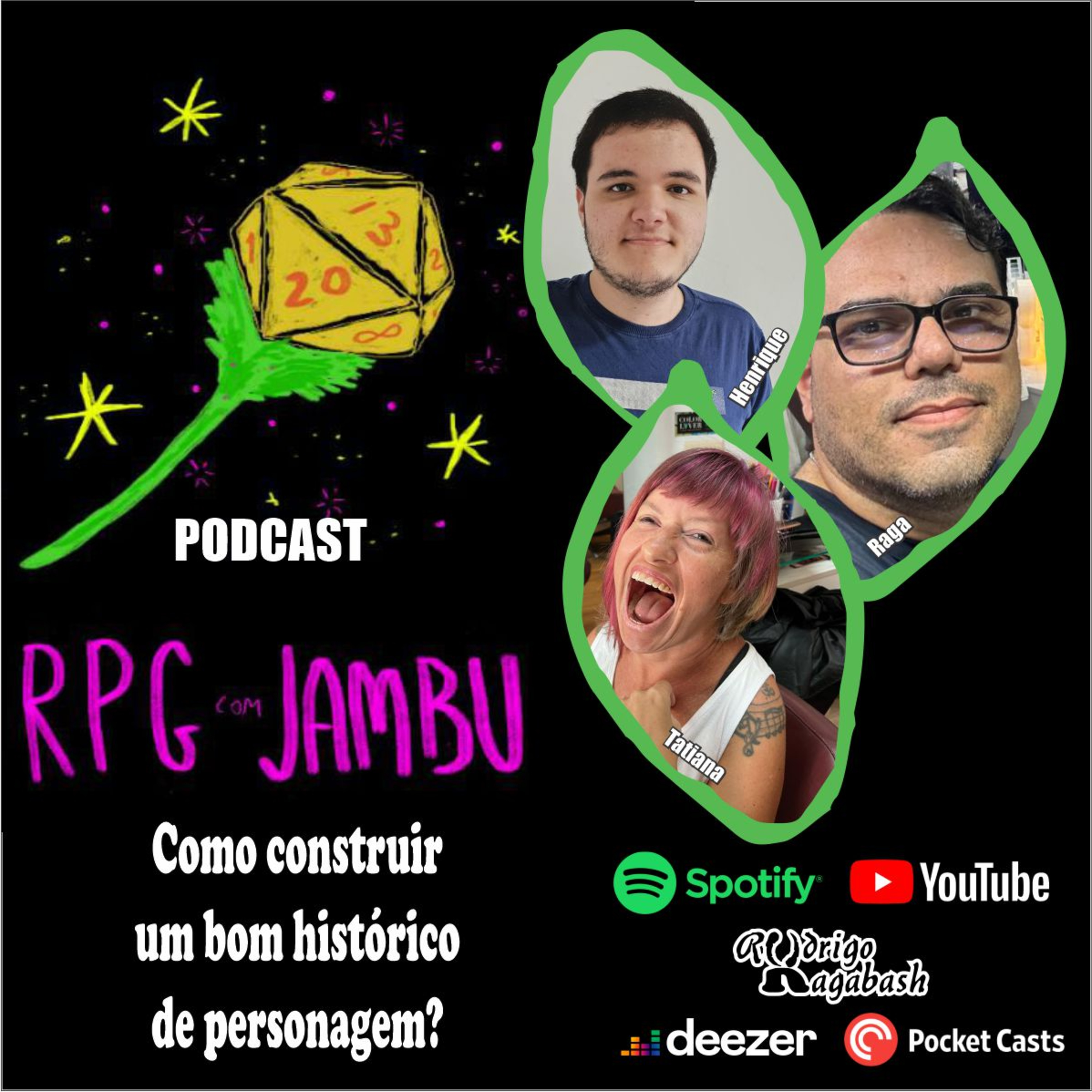 Podcast RPG com Jambu #27 | Como construir um bom histórico de personagem? episode artwork