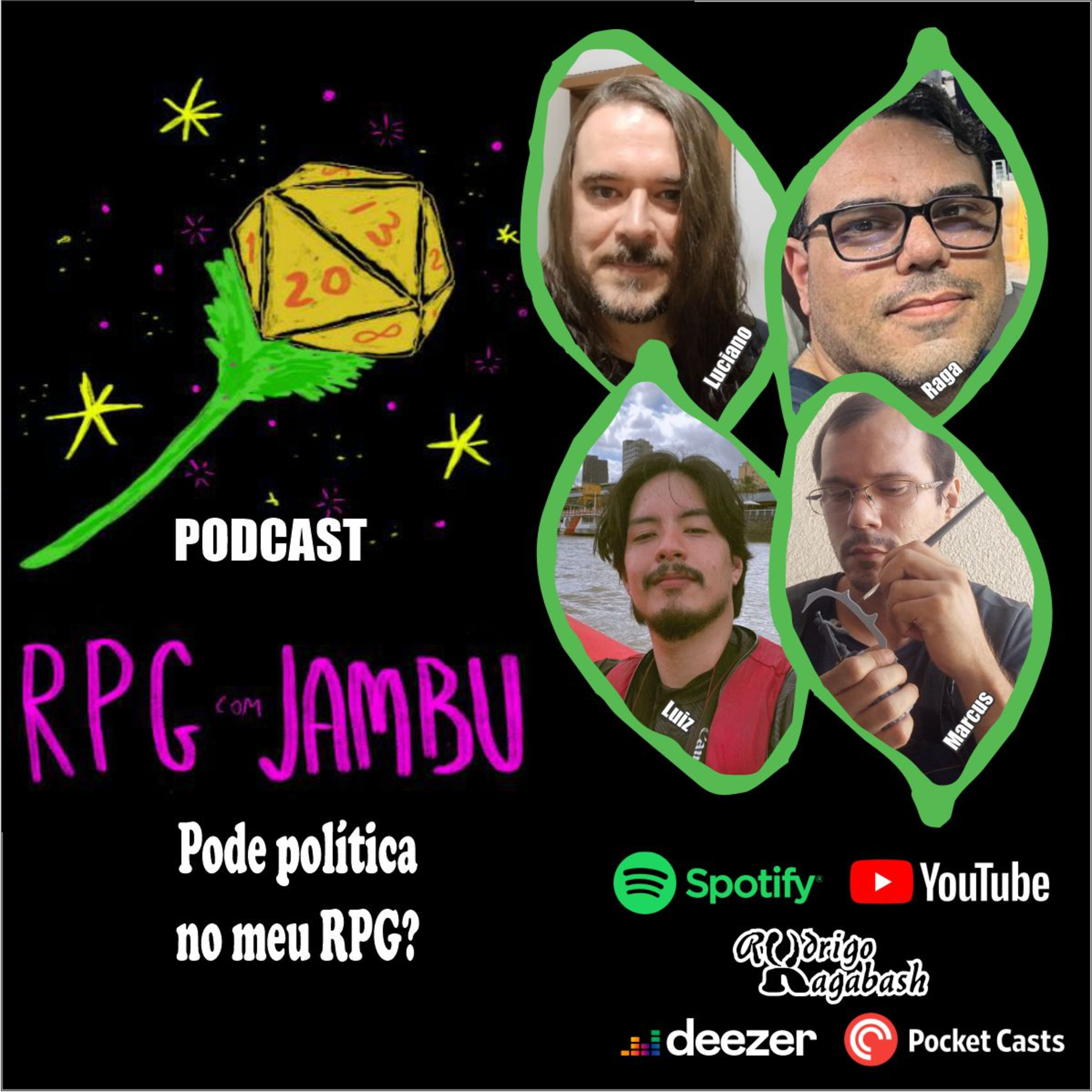 Podcast RPG com Jambu #31 | Pode política no meu RPG? episode artwork