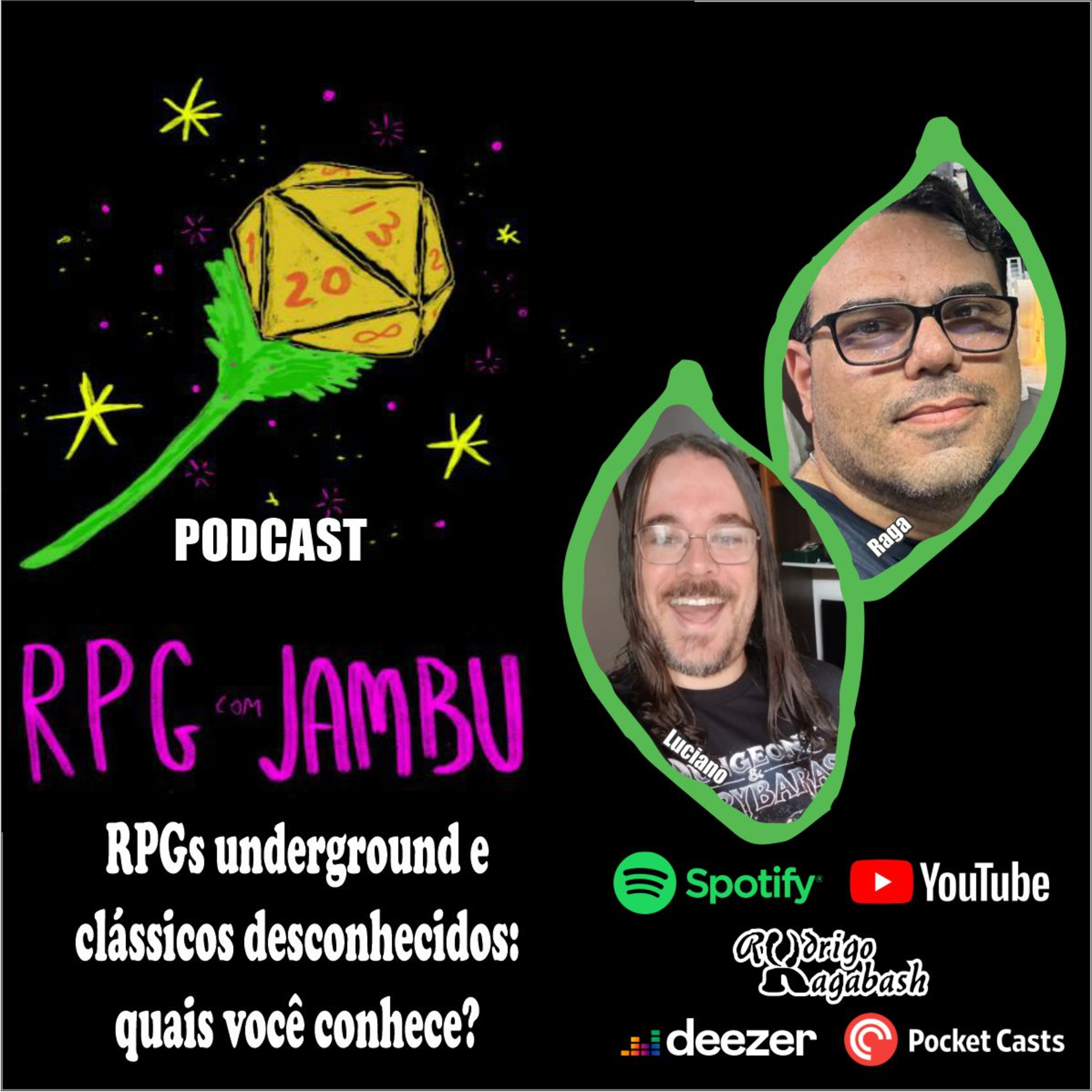 Podcast RPG com Jambu #33 | RPGs underground e clássicos desconhecidos: quais você conhece? episode artwork
