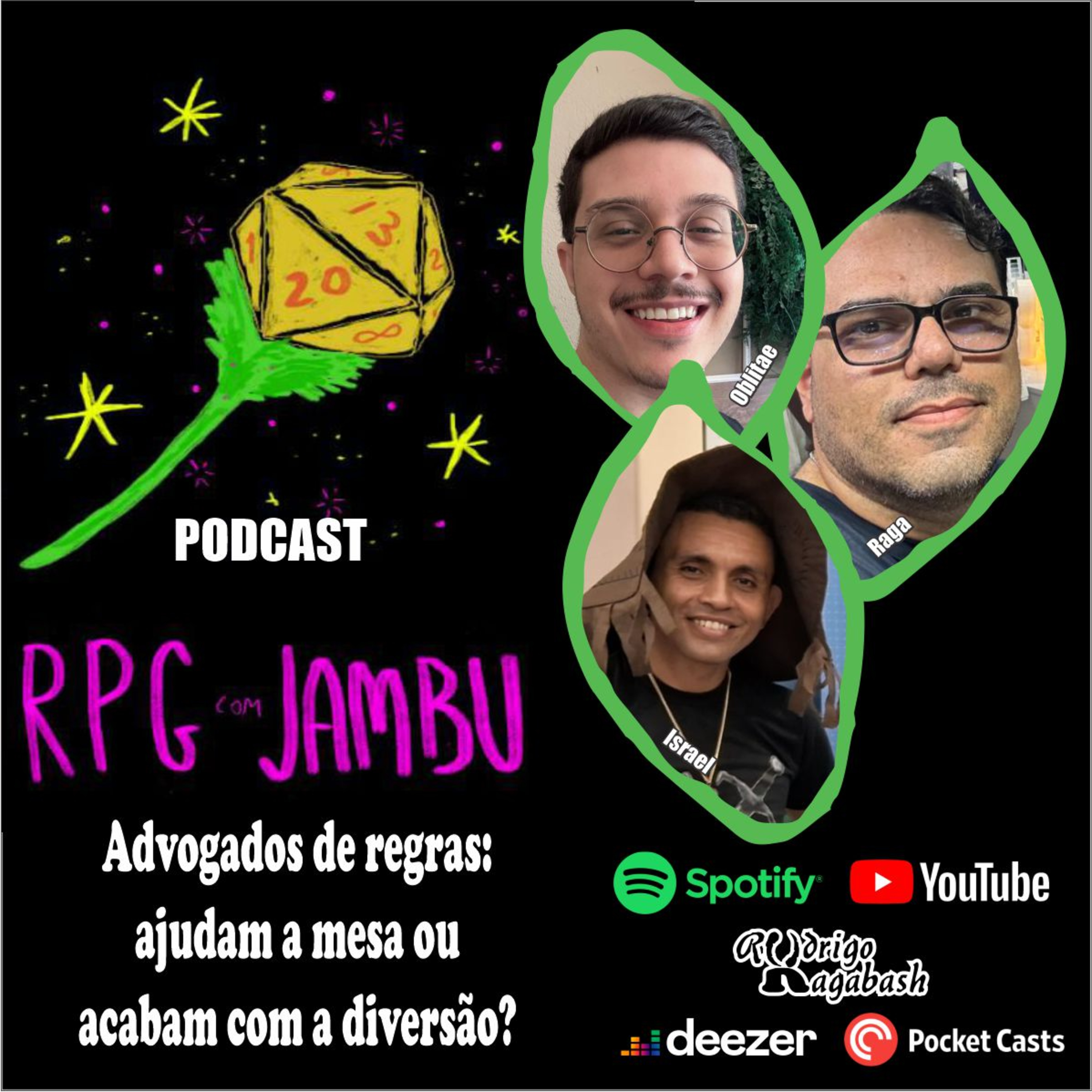 Podcast RPG com Jambu #36 | Advogados de regras: ajudam a mesa ou acabam com a diversão?
