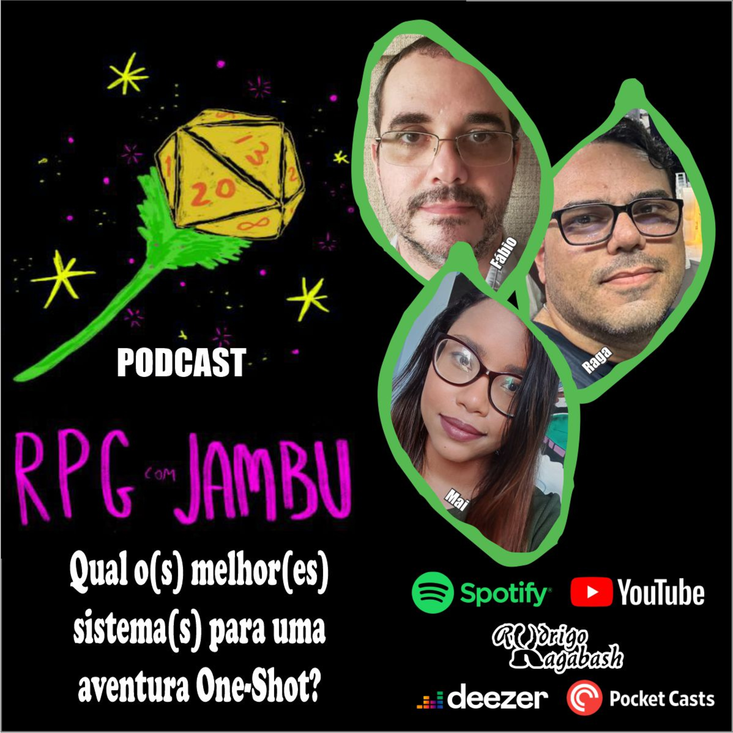 Podcast RPG com Jambu #39 | Qual o(s) melhor(es) sistema(s) para uma aventura One-Shot? episode artwork