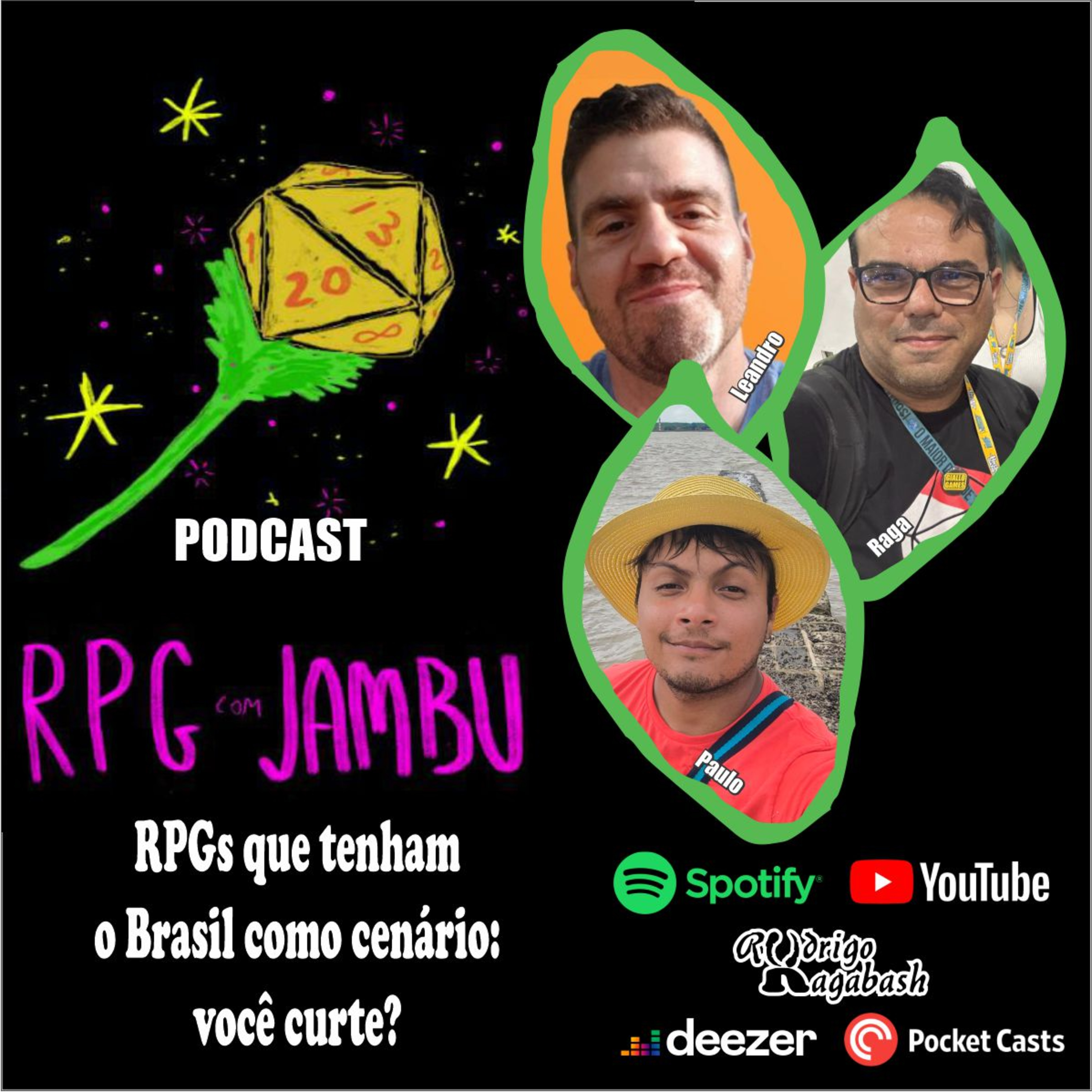 Podcast RPG com Jambu #45 | RPGs que tenham o Brasil como cenário: você curte? episode artwork