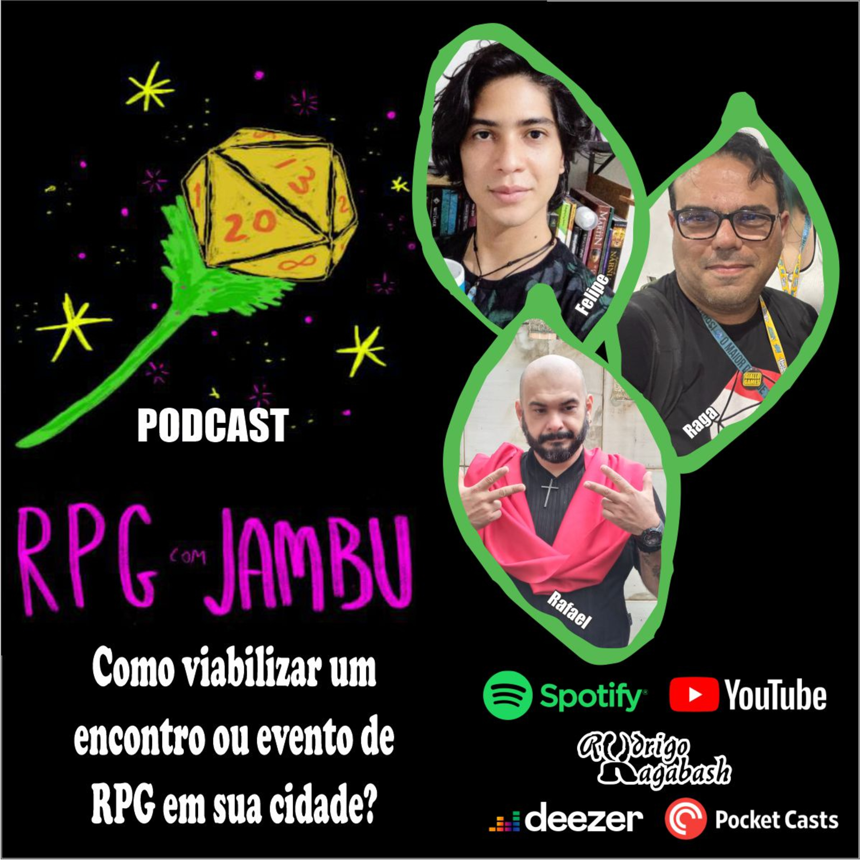 Podcast RPG com Jambu #46 | Como viabilizar um encontro ou evento de RPG em sua cidade? episode artwork