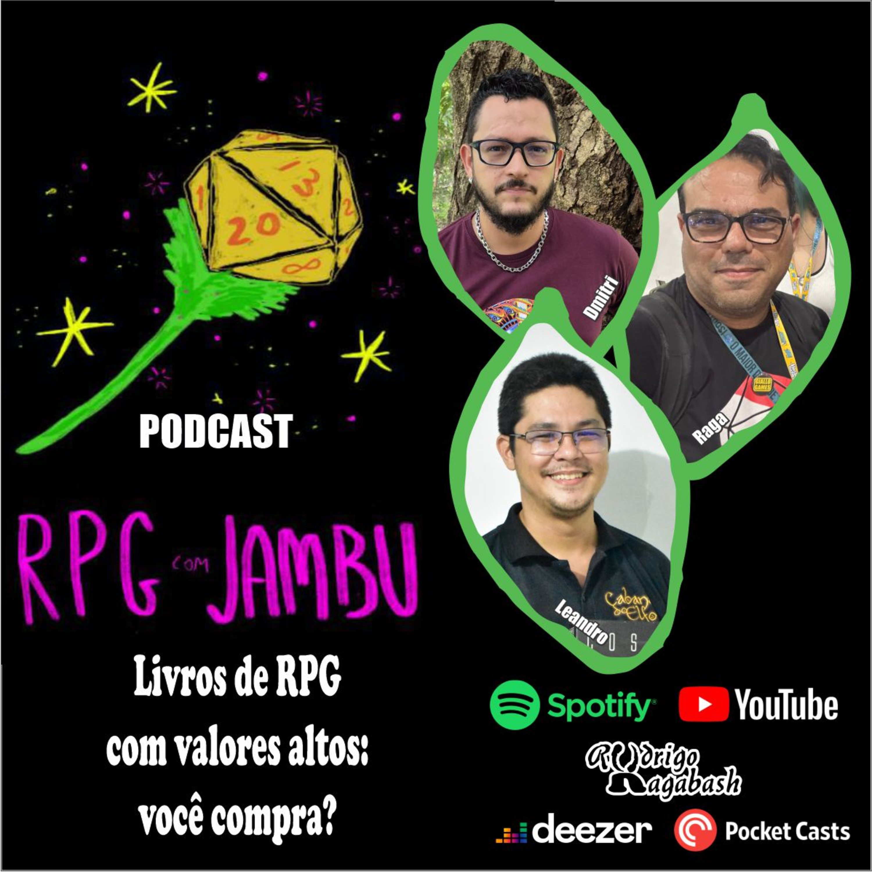 Podcast RPG com Jambu #47 | Livros de RPG com valores altos: você compra? episode artwork