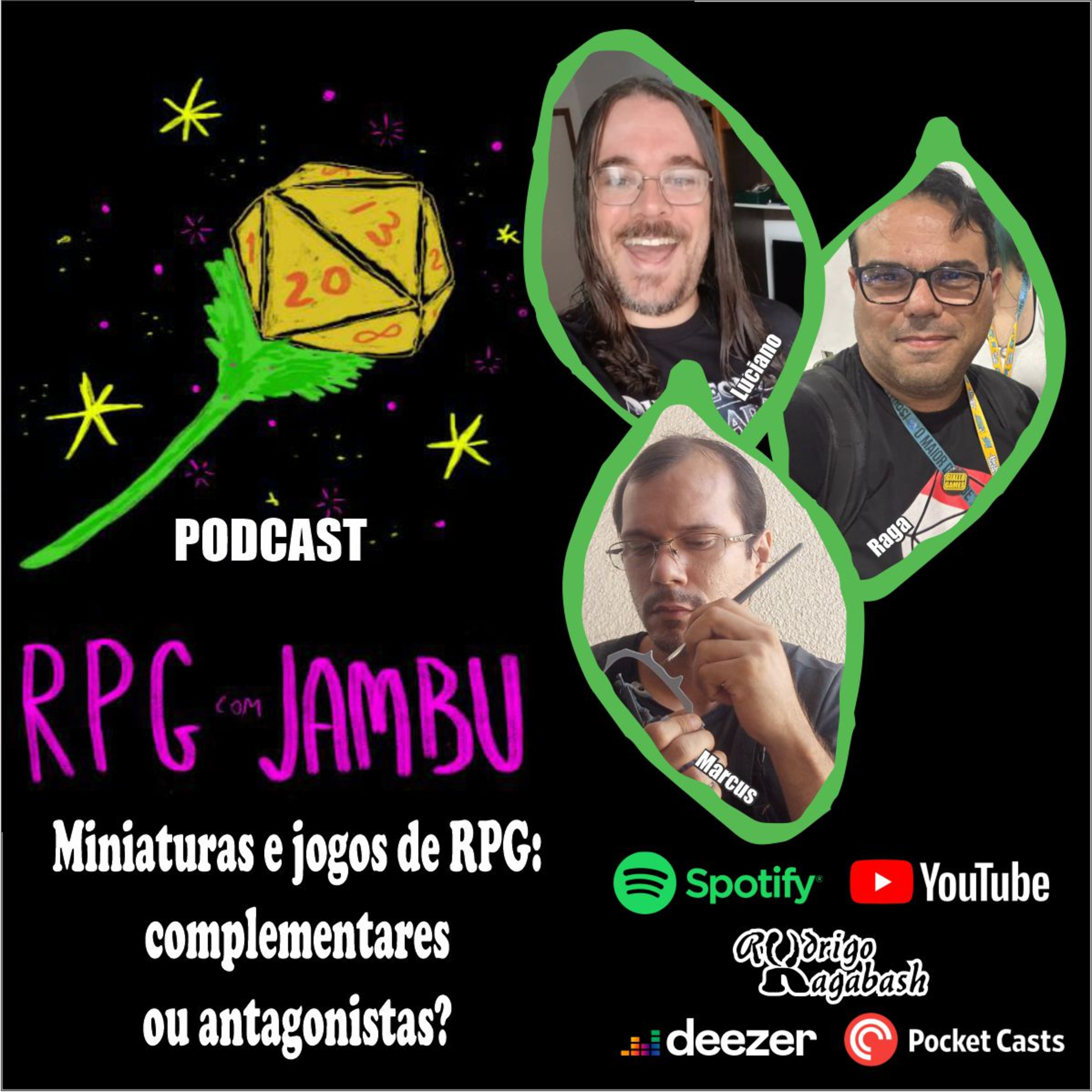 Podcast RPG com Jambu #48 | Miniaturas e jogos de RPG: complementares ou antagonistas? episode artwork