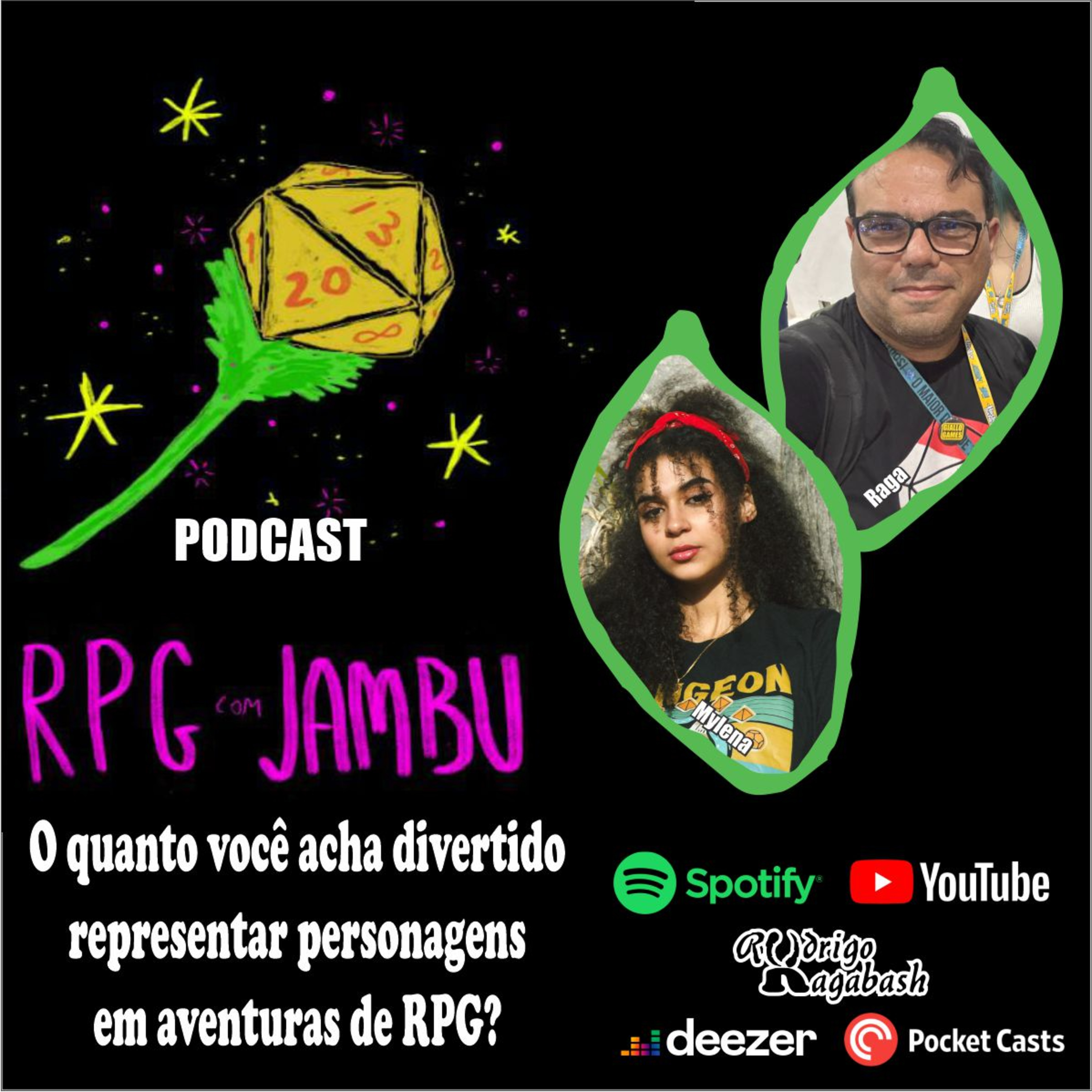 Podcast RPG com Jambu #49 | O quanto você acha divertido representar personagens em um RPG? episode artwork