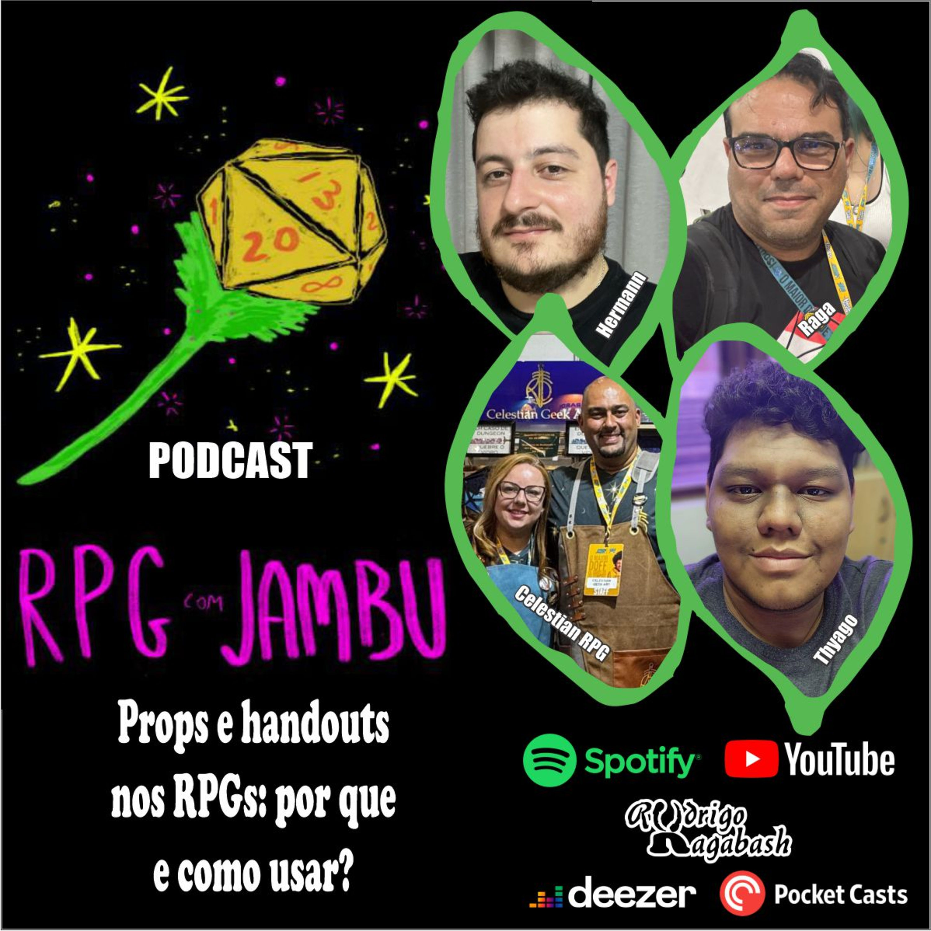 Podcast RPG com Jambu #52 | Props e handouts nos RPGs: por que e como usar? episode artwork