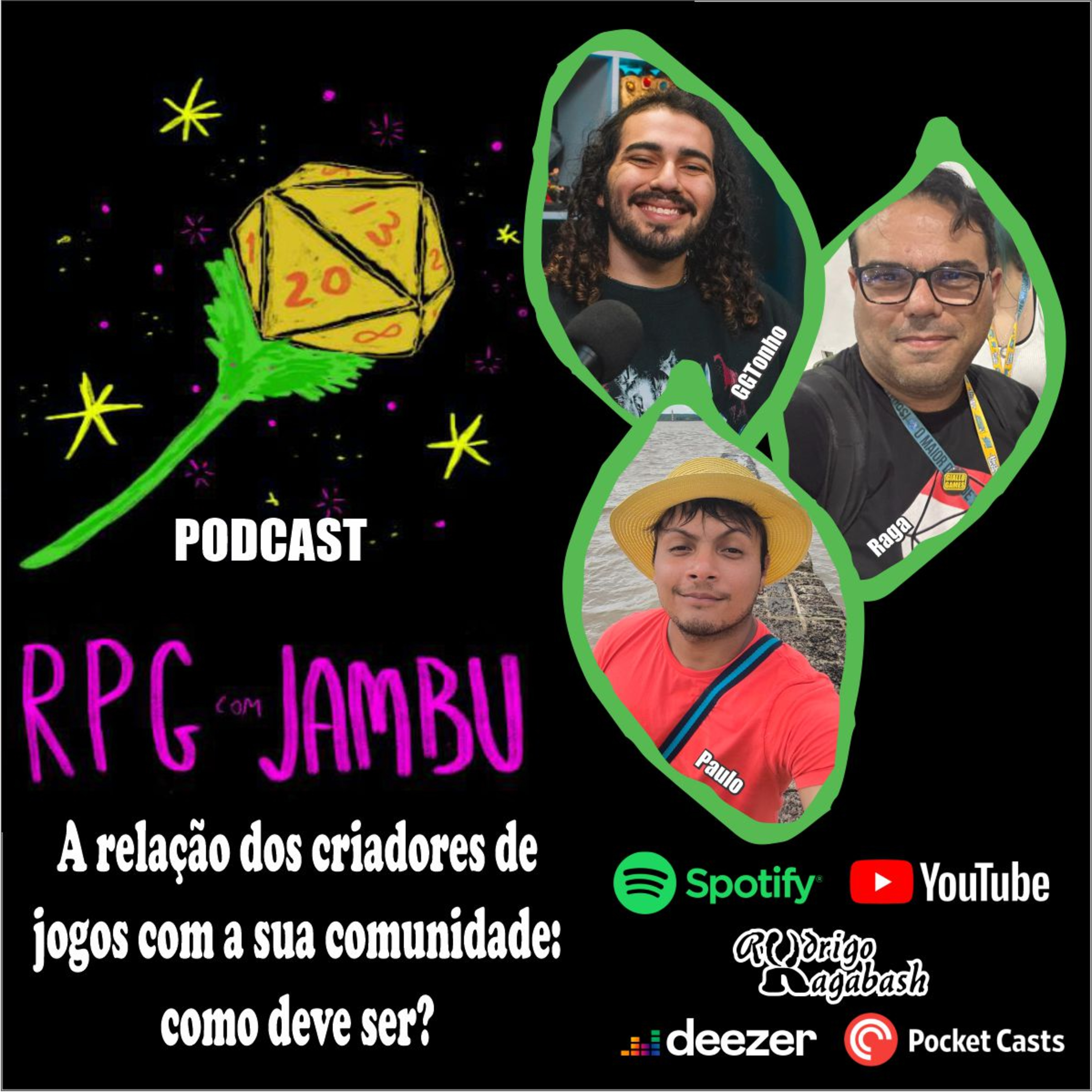 Podcast RPG com Jambu #53 | A relação dos criadores de jogos com a sua comunidade: como deve ser? episode artwork